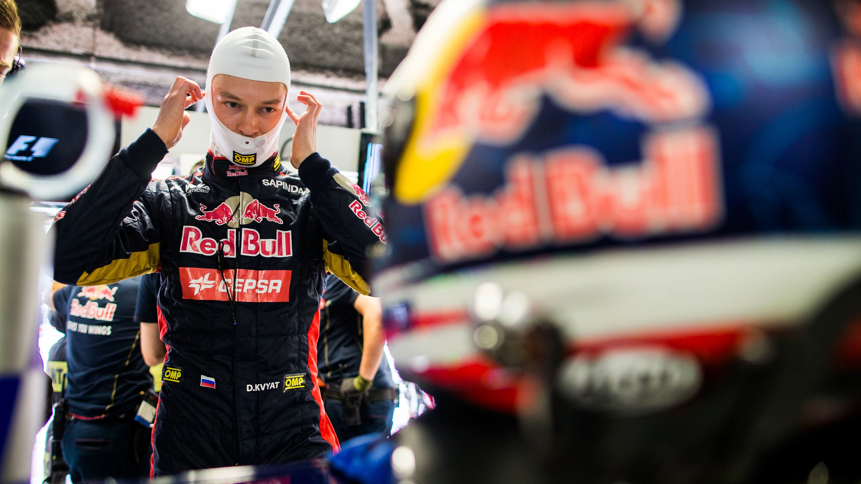 MONZA, ITALY - SEPTEMBER 05:  Daniil Kvyat of Toro Rosso and Russia ahead of the Italian F1 Grand