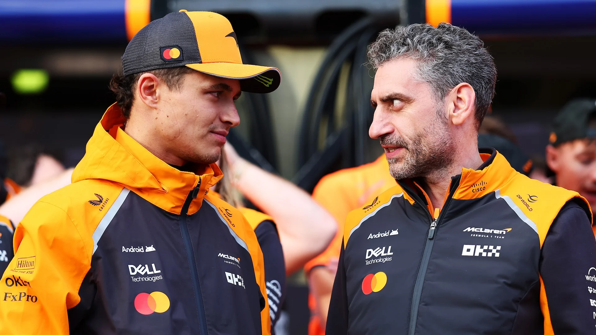MONTREAL, QUEBEC - JUNE 15: Lando Norris of Great Britain and McLaren looks down after crashing out