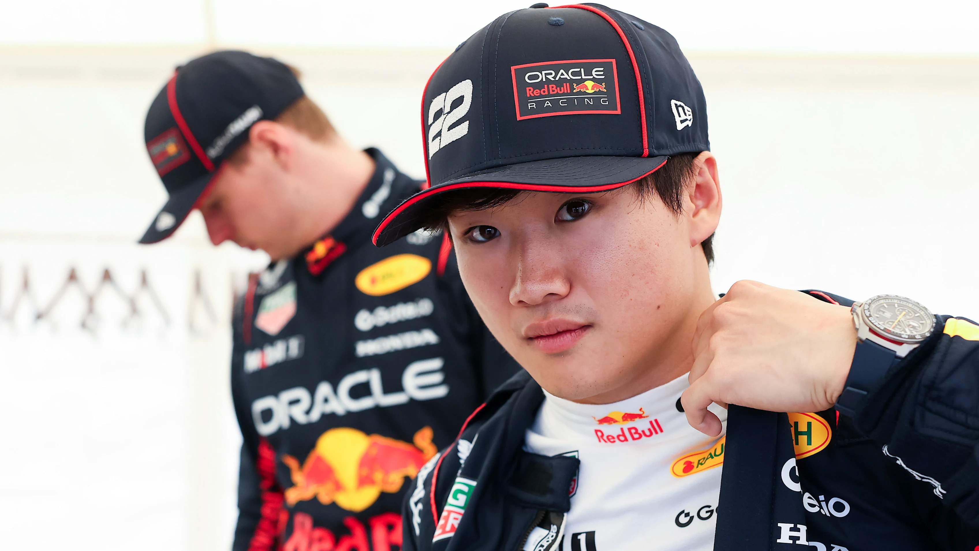 TOKYO, JAPAN - APRIL 02: Yuki Tsunoda of Japan and Oracle Red Bull Racing prepares to drive during