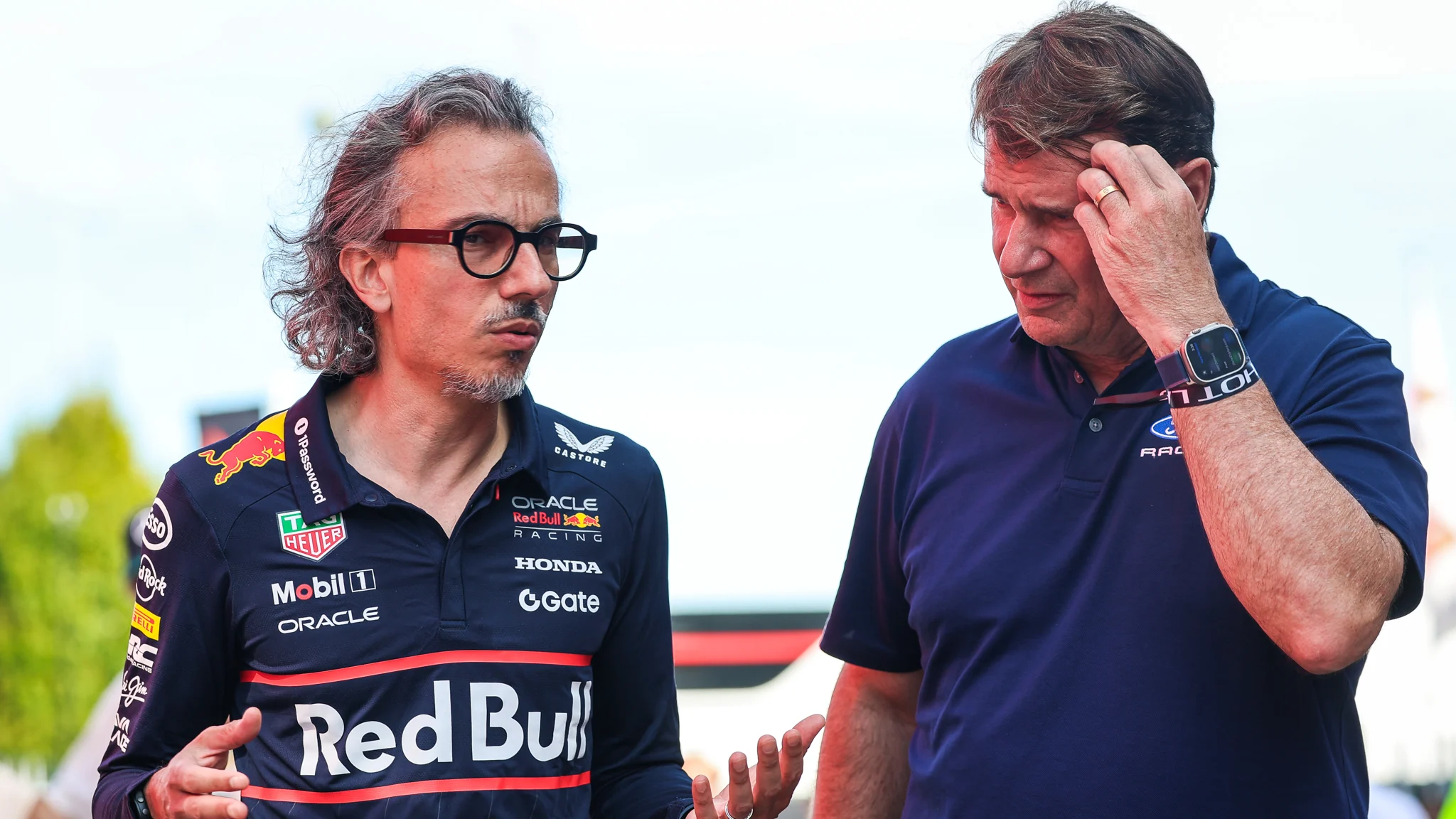 MONZA, ITALY - SEPTEMBER 6: Red Bull Racing CEO and Team Principal Laurent Mekies walks in the