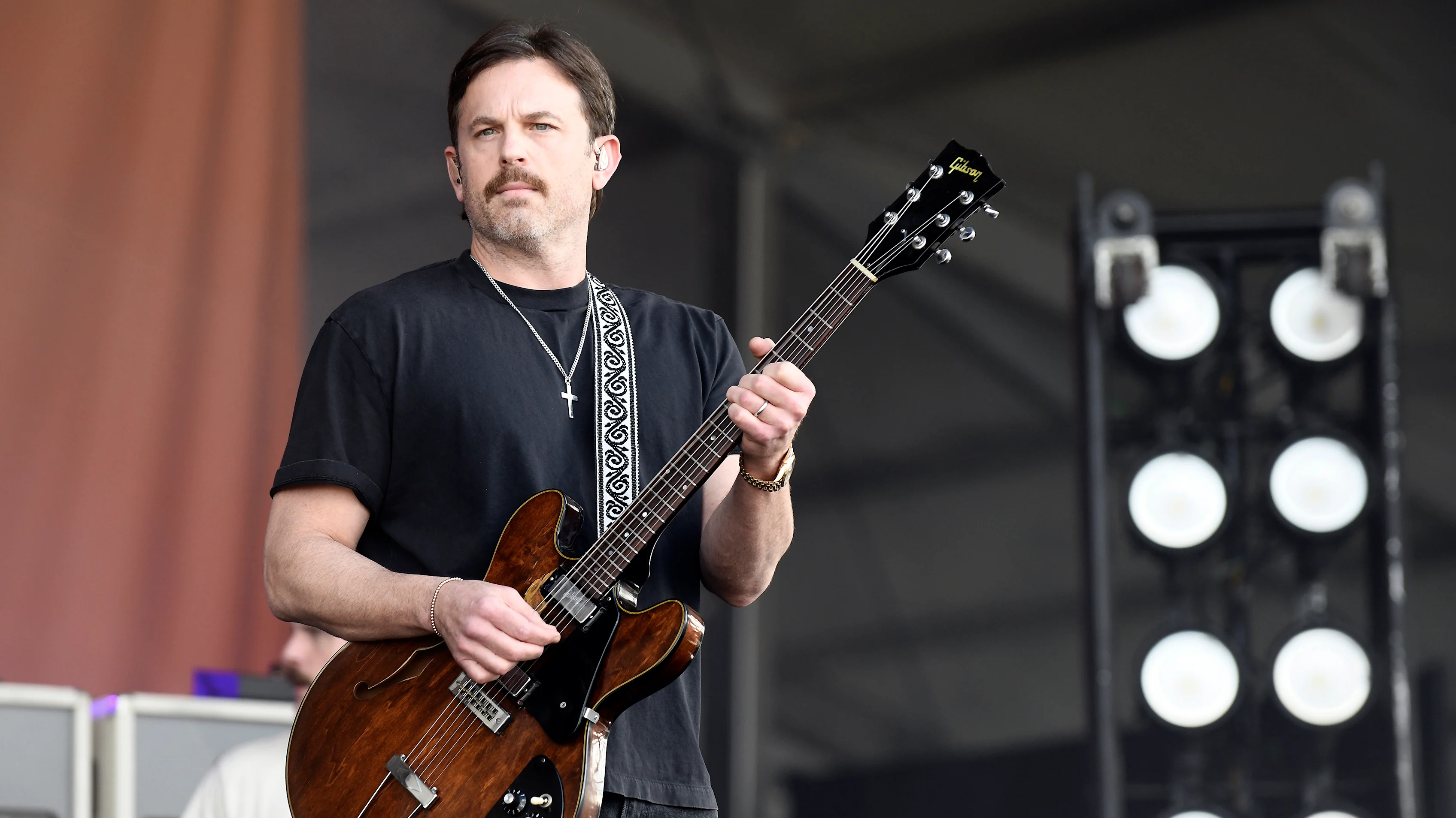 NEW ORLEANS, LOUISIANA - APRIL 23: Caleb Followill of Kings of Leon performs during the 55th Annual