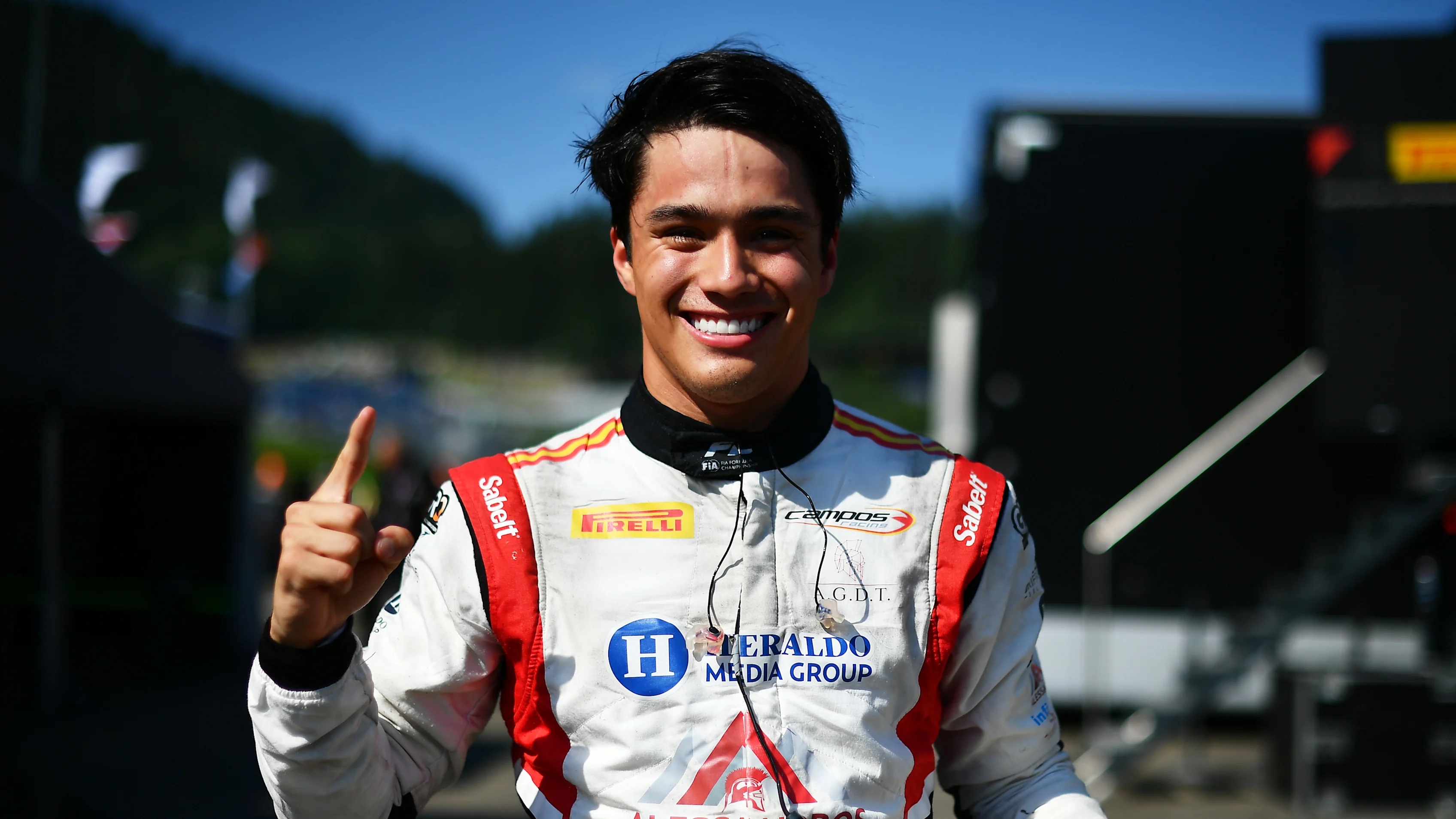 SPIELBERG, AUSTRIA - JUNE 26: Pole position qualifier Noel Leon of Mexico and Campos Racing (5)