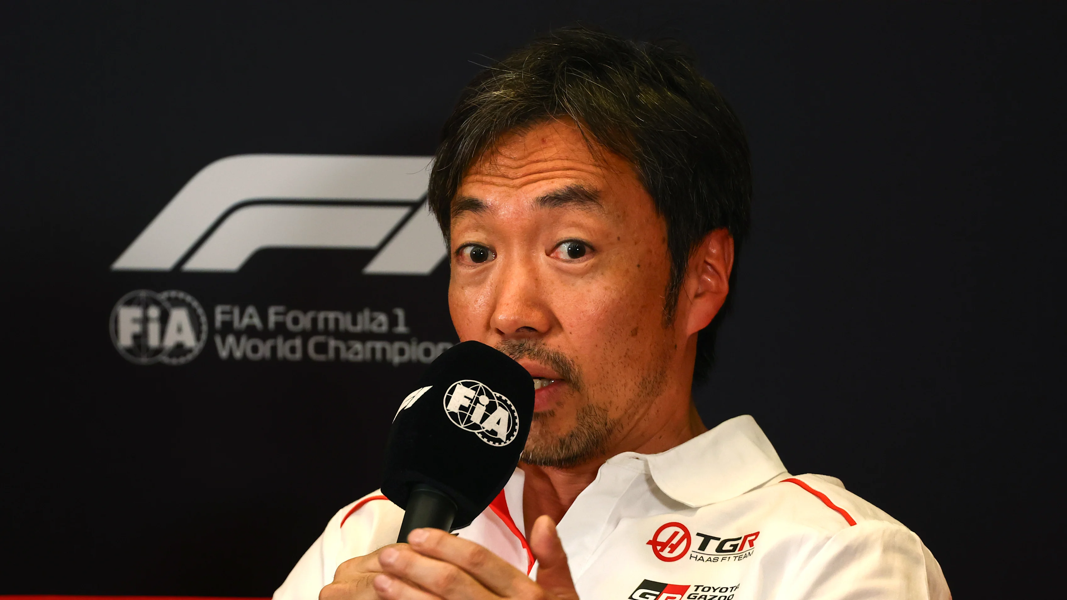 BAKU, AZERBAIJAN - SEPTEMBER 24: Ayao Komatsu, Team Principal of Haas F1 in the Team Principals