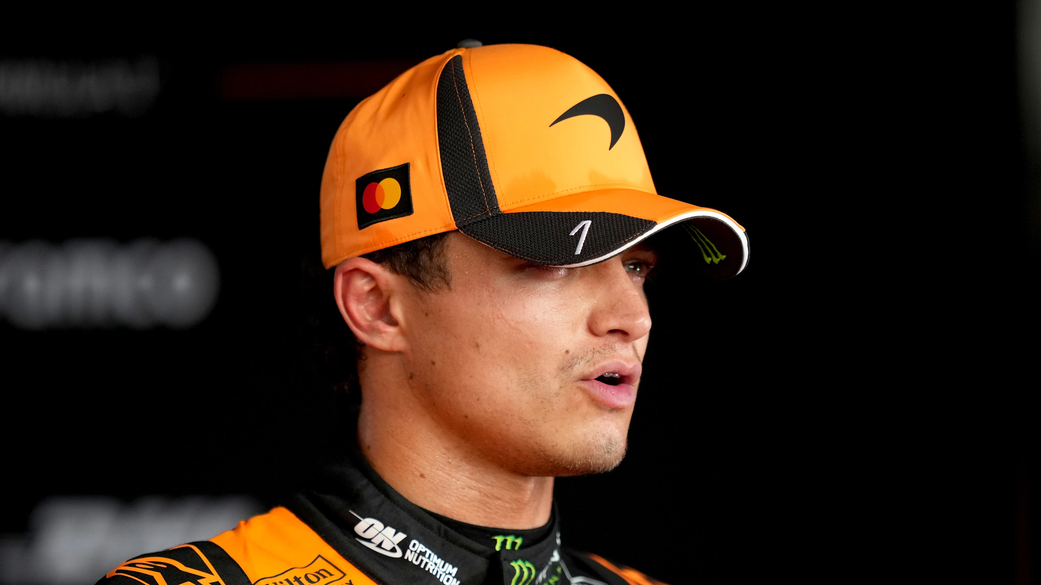 KUALA LUMPUR, MALAYSIA - OCTOBER 03: Sixth placed qualifier Lando Norris of Great Britain and