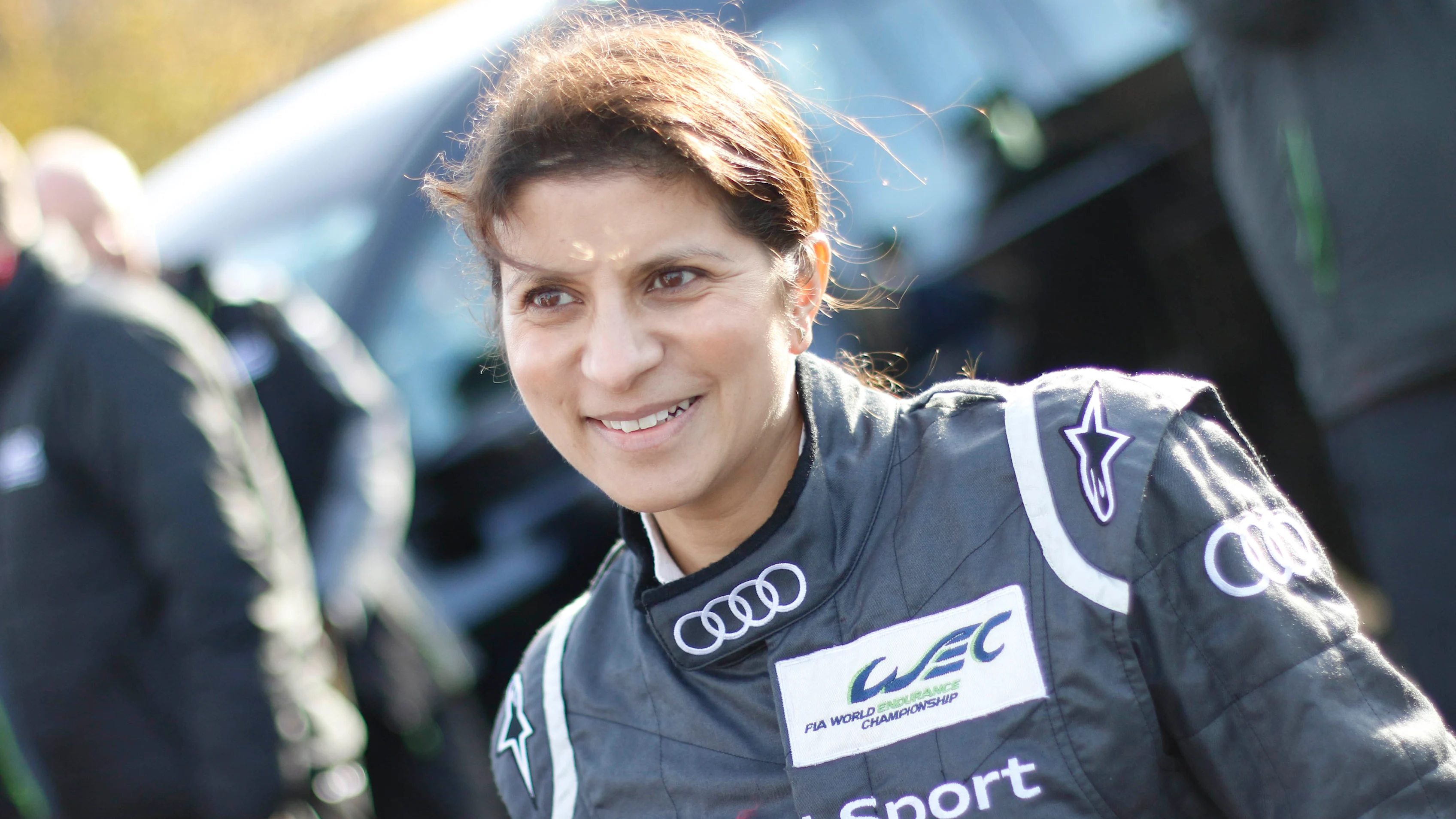 Leena Gade (GBR) Audi Sport Team Joest Audi Race Engineer at FIA World Rally Championship, Rd13,