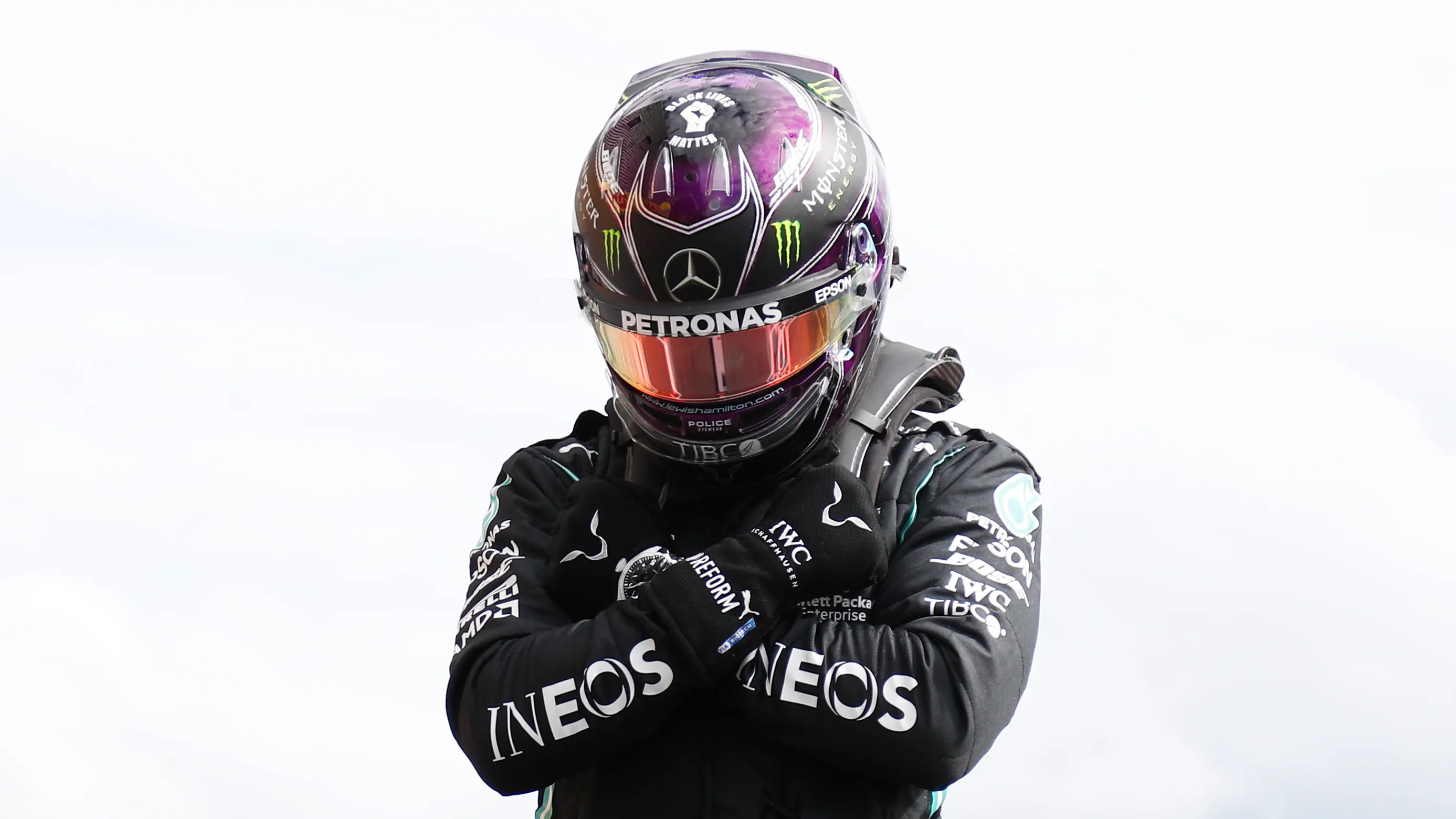 SPA, BELGIUM - AUGUST 29: Pole position qualifier Lewis Hamilton of Great Britain and Mercedes GP