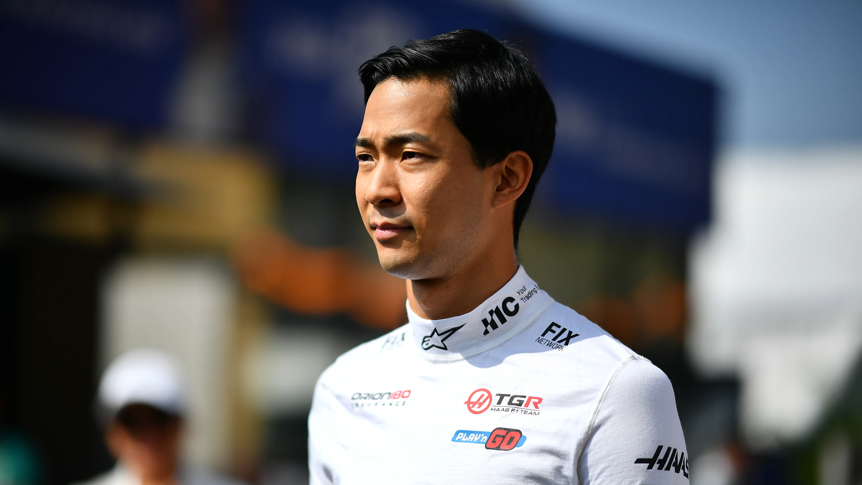 MEXICO CITY, MEXICO - OCTOBER 31: Ryo Hirakawa of Japan and Haas F1 looks on prior to final