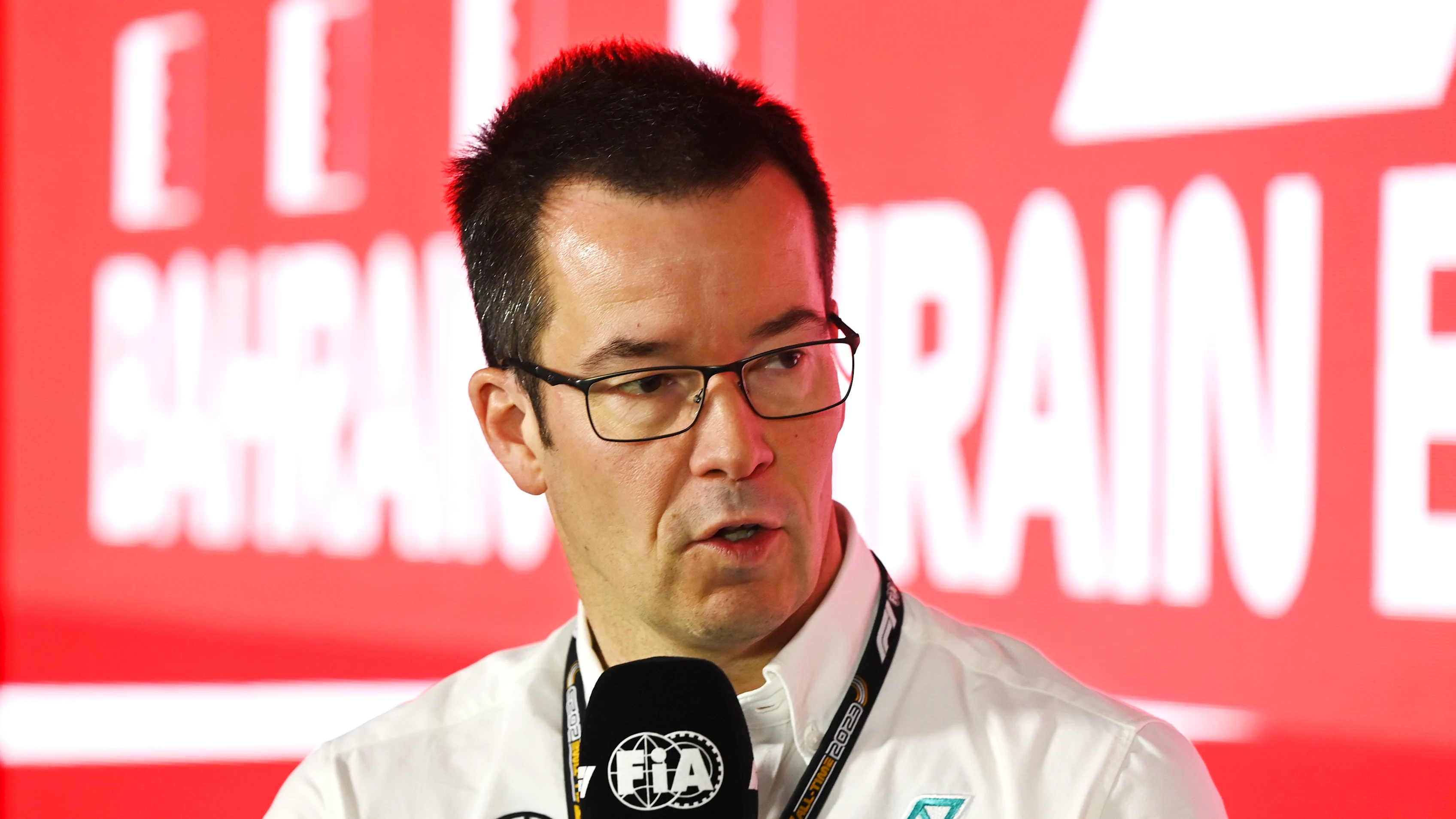 BAHRAIN INTERNATIONAL CIRCUIT, BAHRAIN - MARCH 03: Mike Elliott, Technology Director, Mercedes-AMG,
