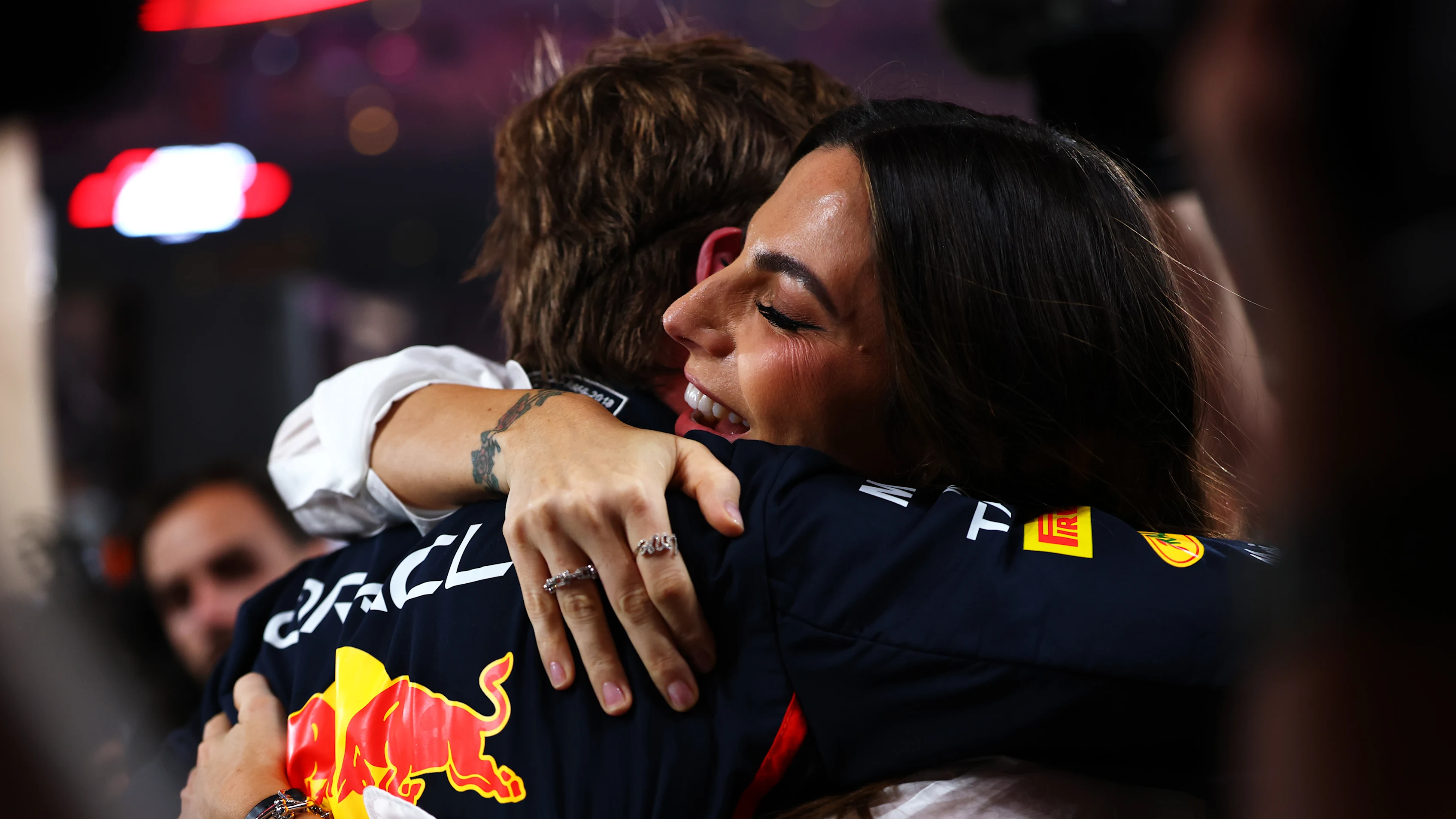 ABU DHABI, UNITED ARAB EMIRATES - DECEMBER 06: Pole position qualifier Max Verstappen of the