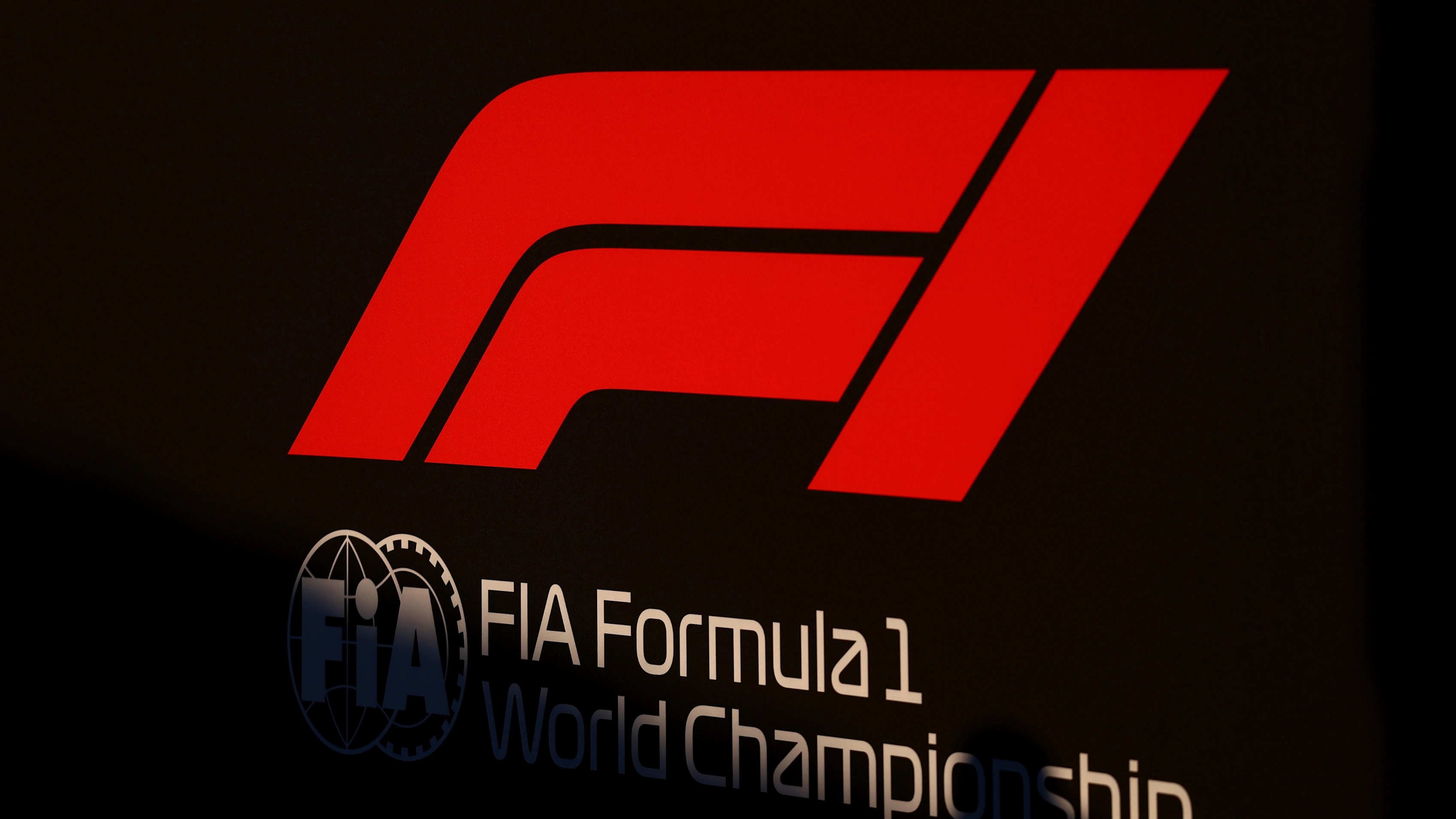 SUZUKA, JAPAN - MARCH 26: F1 logo on a sign during previews ahead of the F1 Grand Prix of Japan at