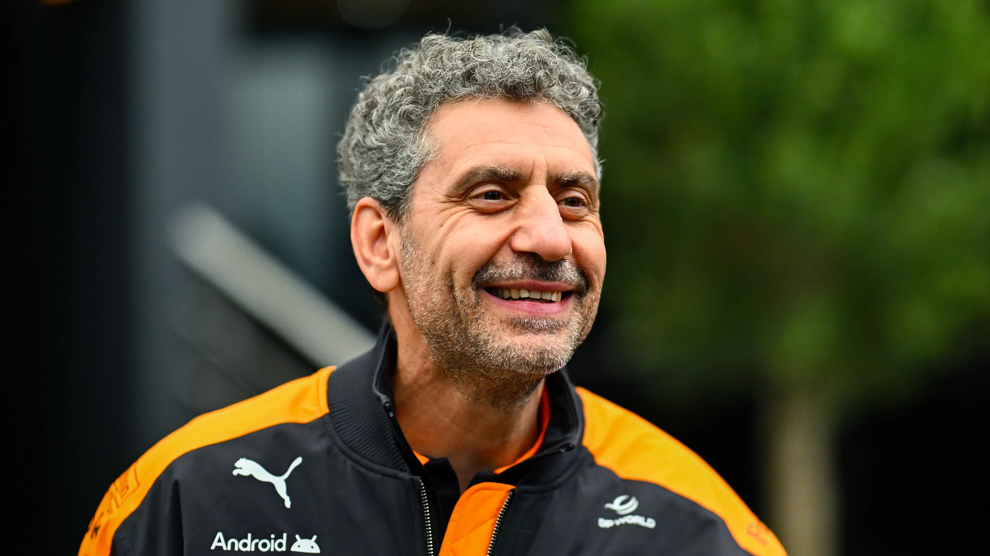 ZANDVOORT, NETHERLANDS - AUGUST 20: Andrea Stella, Team Principal of McLaren arrives in the Paddock