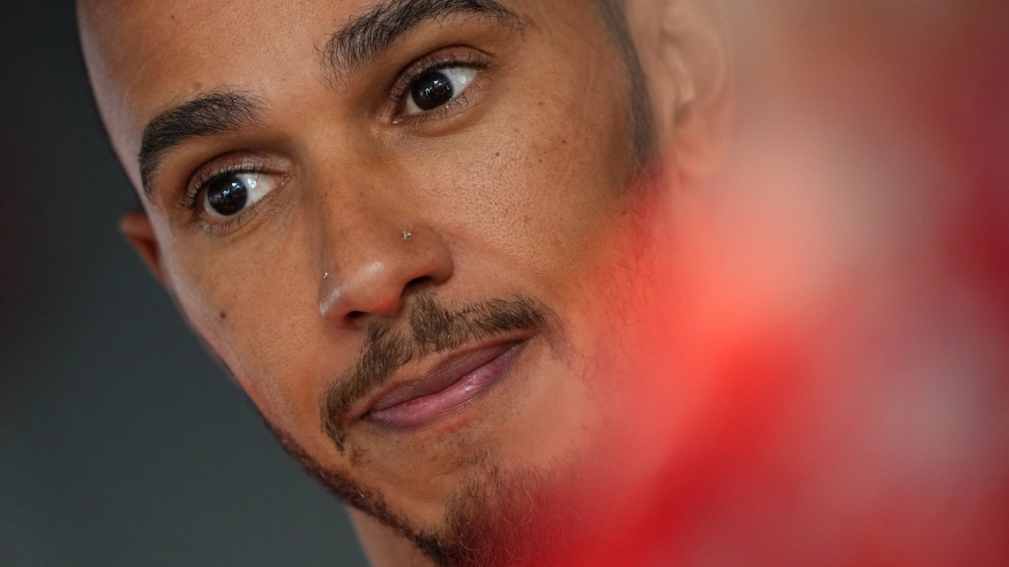 AUSTIN, TEXAS - OCTOBER 24: Fifth placed qualifier Lewis Hamilton of Great Britain and Scuderia