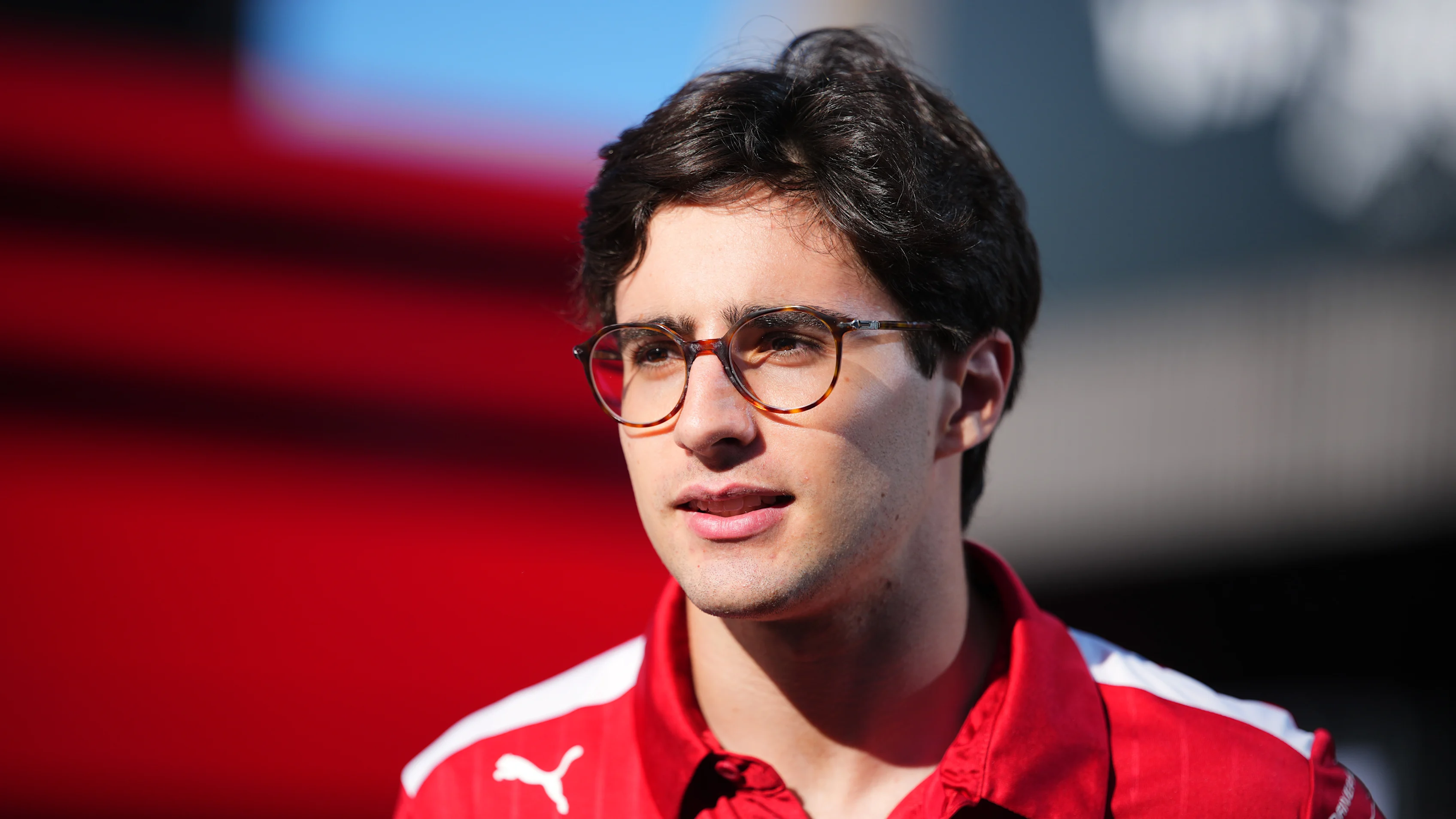 MONZA, ITALY - SEPTEMBER 04: Rafael Camara of Brazil and Trident (5) looks on during previews ahead