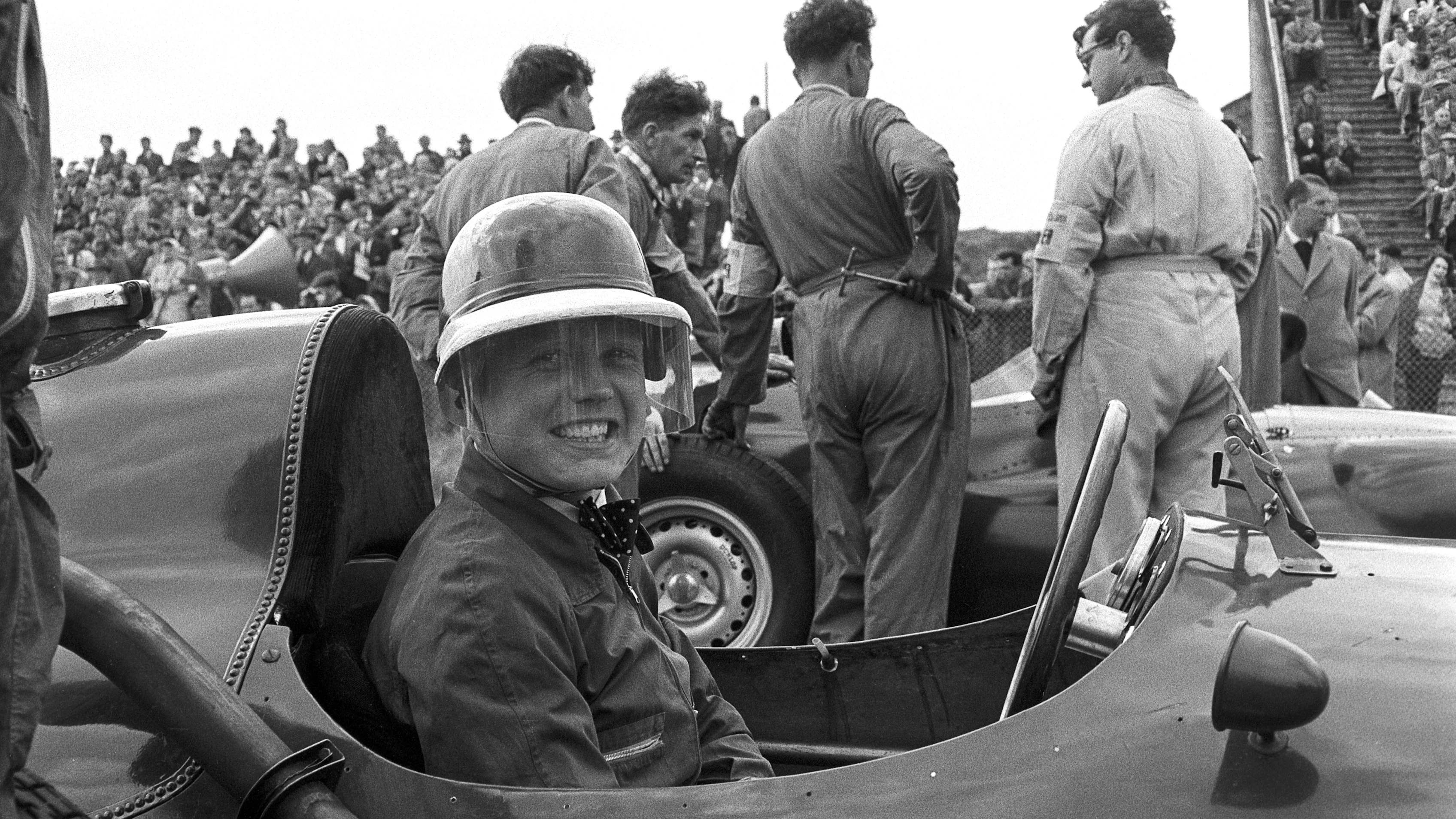 Mike Hawthorn, Ferrari 246, Grand Prix of the Netherlands, Circuit Park Zandvoort, 26 May 1958.