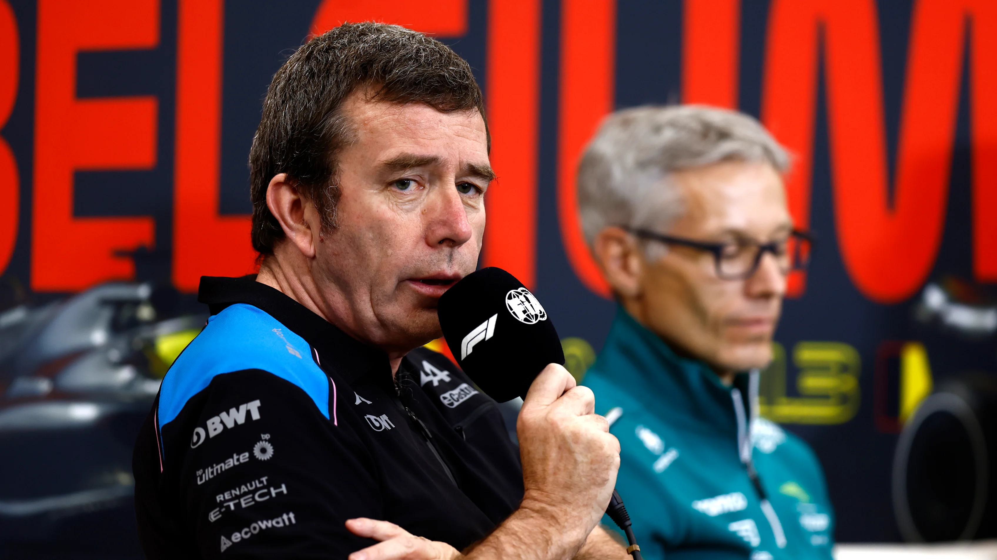 SPA, BELGIUM - JULY 28: Bruno Famin, Interim Team Principal of Alpine F1 attends the Team