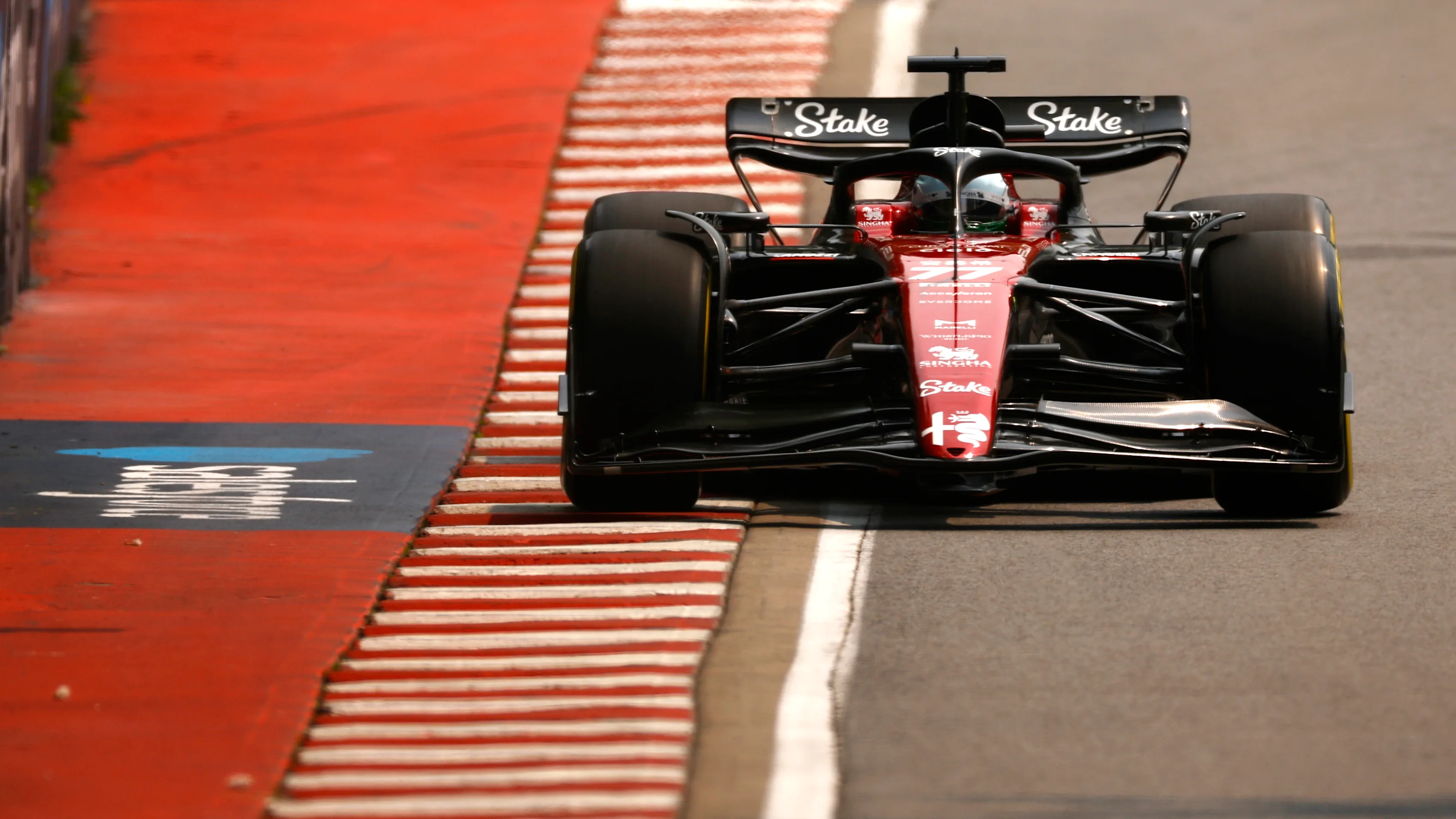 MONTREAL, QUEBEC - JUNE 16: Valtteri Bottas of Finland driving the (77) Alfa Romeo F1 C43 Ferrari