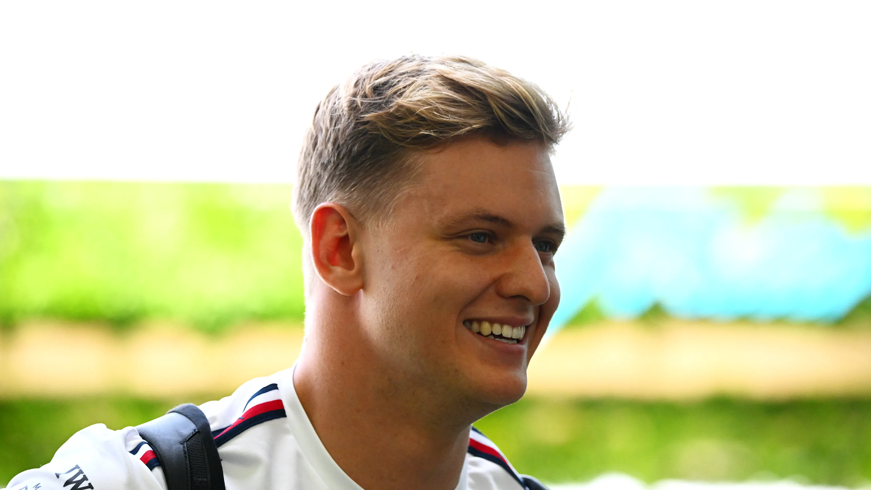 MIAMI, FLORIDA - MAY 05: Mick Schumacher of Germany, Reserve Driver of Mercedes walks in the