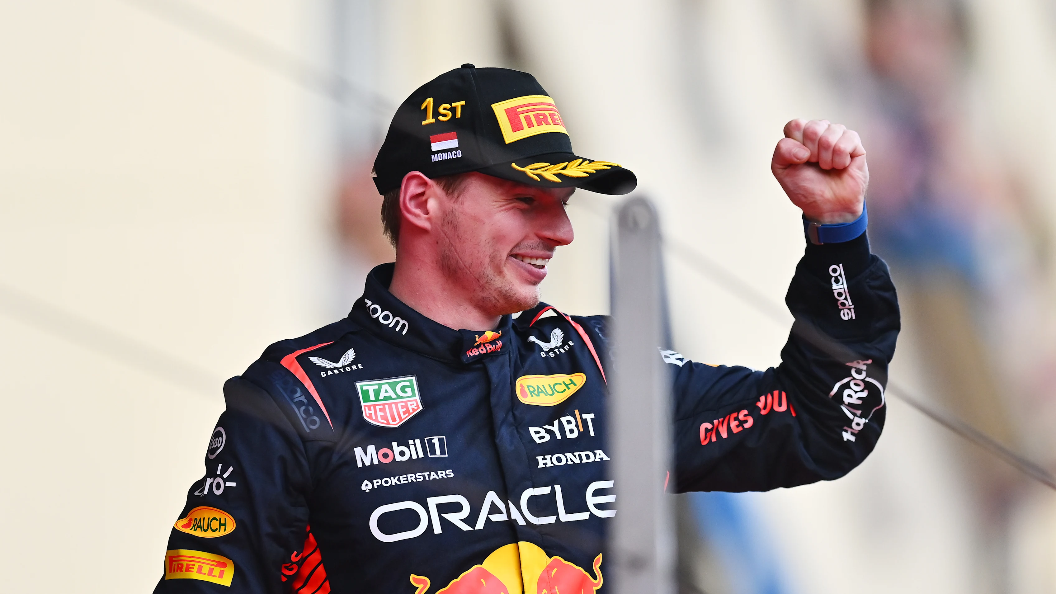 MONTE-CARLO, MONACO - MAY 28: Race winner Max Verstappen of the Netherlands and Oracle Red Bull