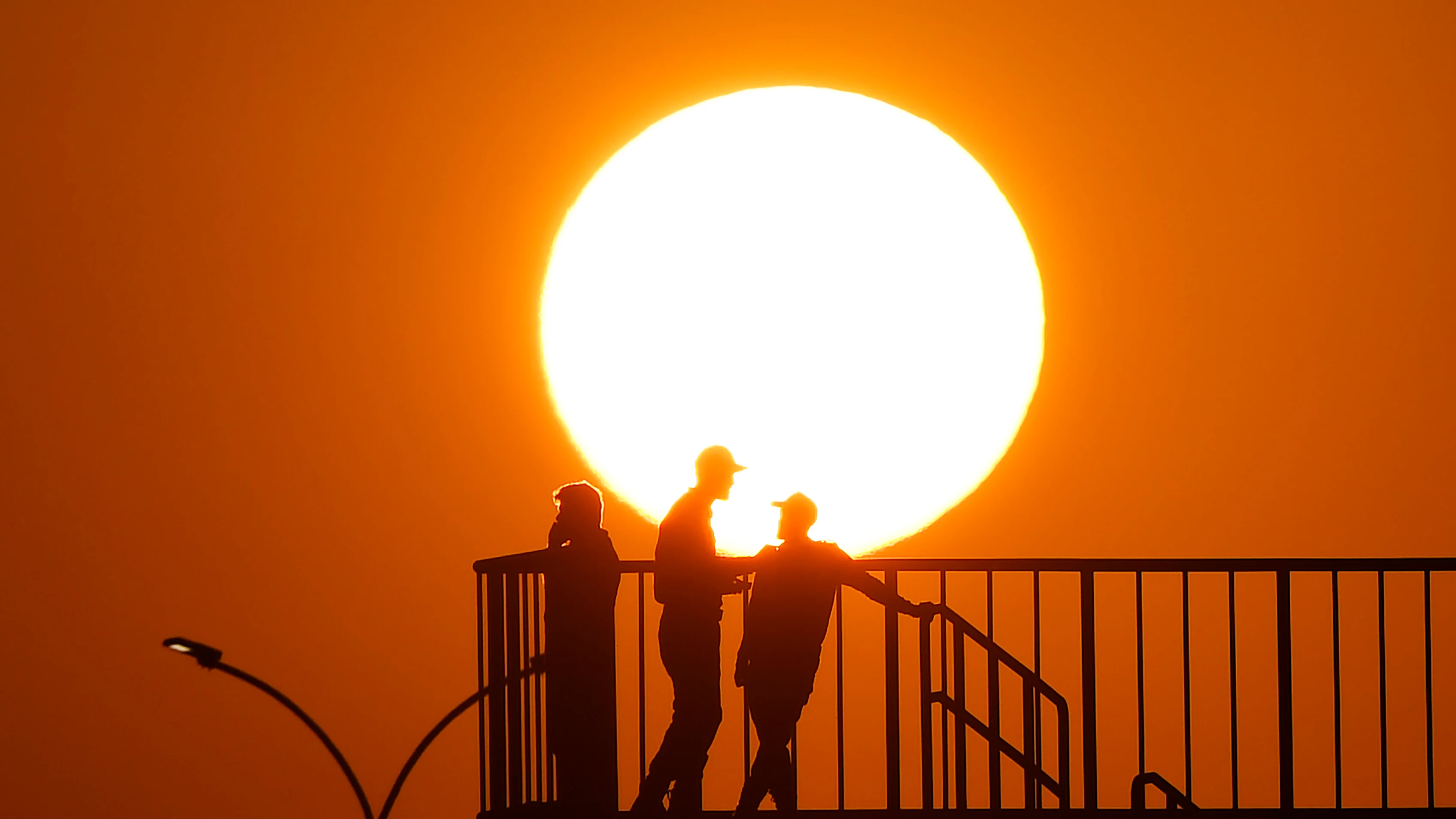 LUSAIL CITY, QATAR - OCTOBER 07: Fans watch the action during the Sprint Shootout ahead of the F1