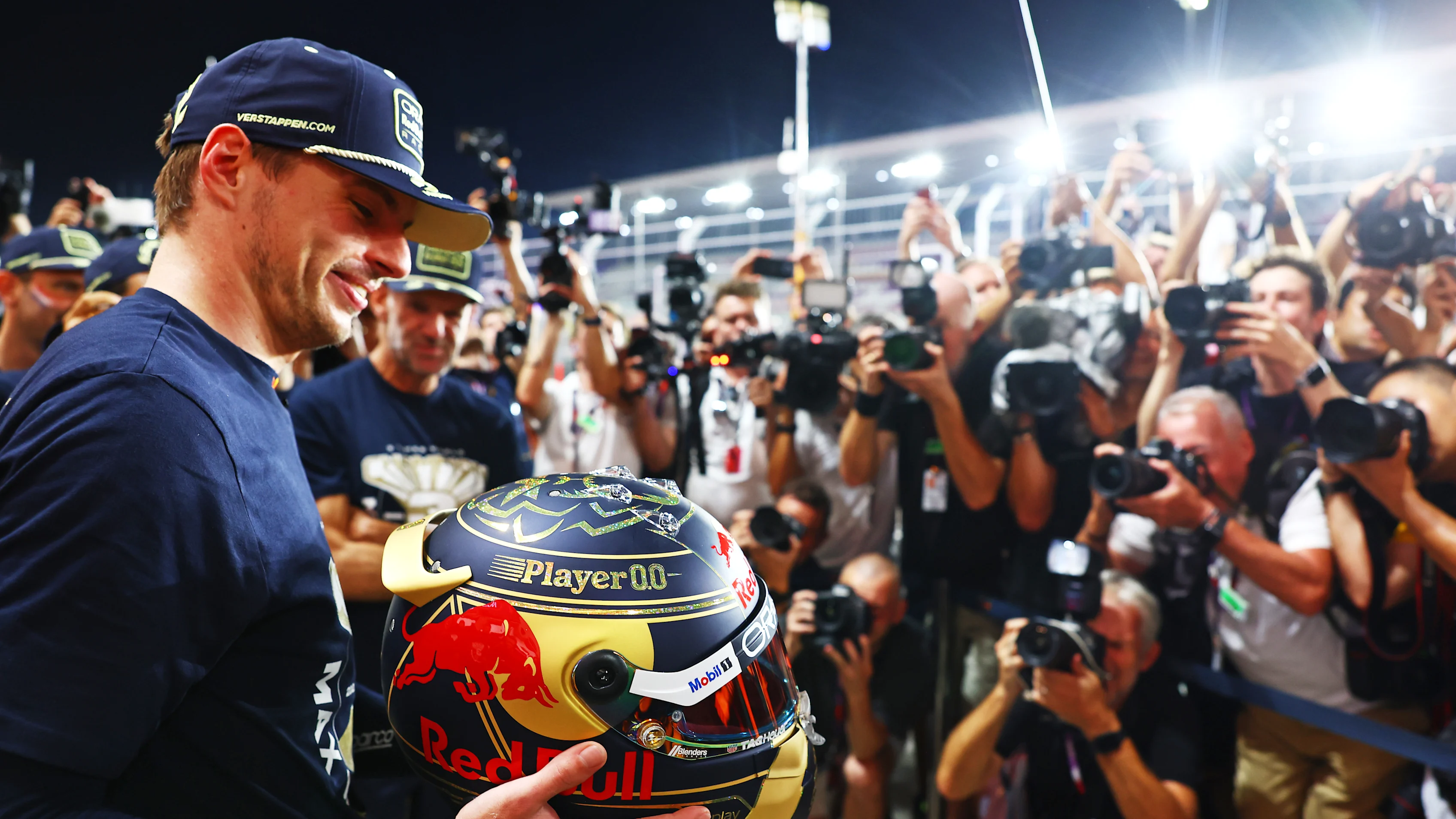 LUSAIL CITY, QATAR - OCTOBER 07: 2023 F1 World Drivers Champion Max Verstappen of the Netherlands
