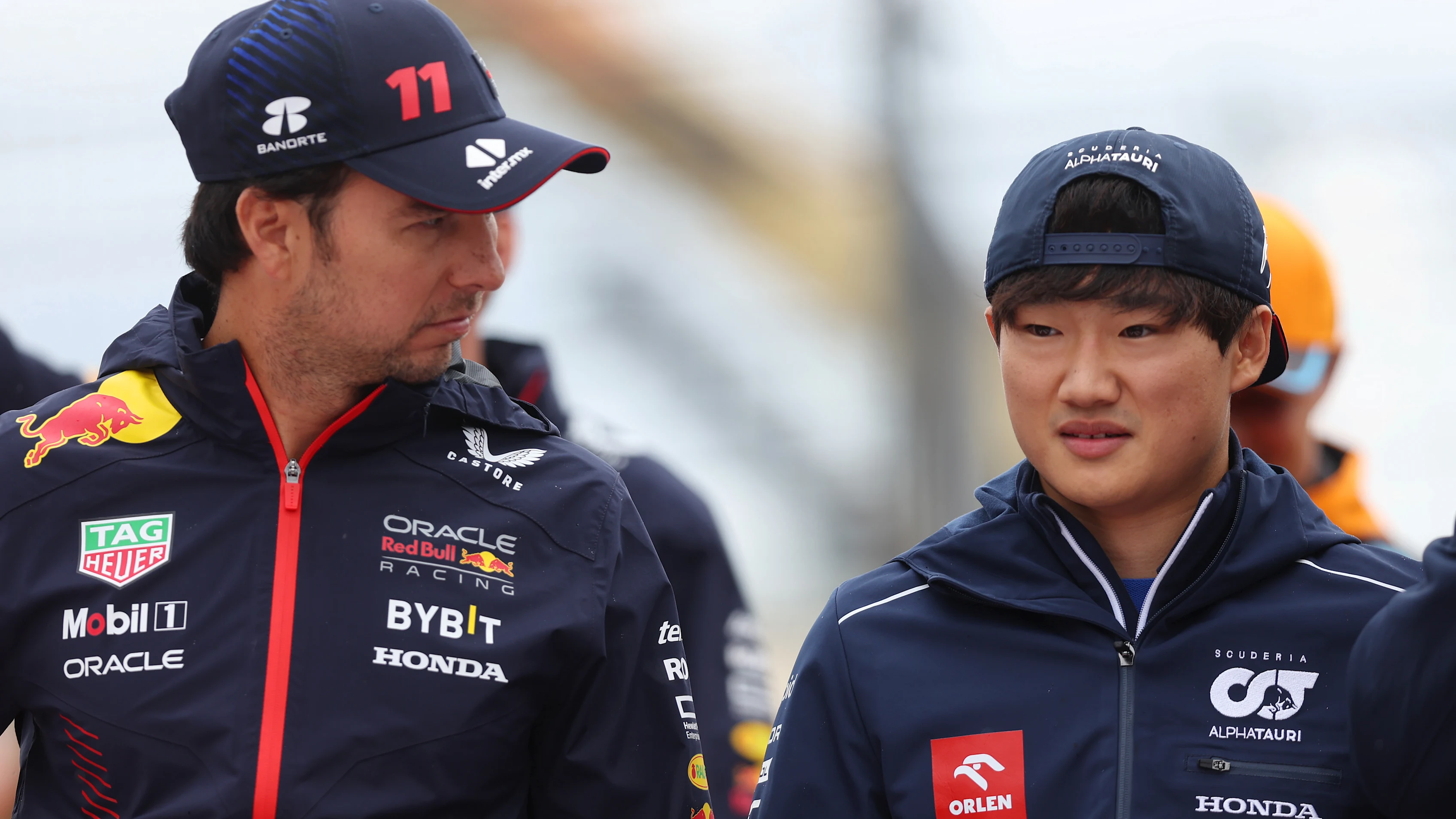 ZANDVOORT, NETHERLANDS - AUGUST 27: Sergio Perez of Mexico and Oracle Red Bull Racing and Yuki
