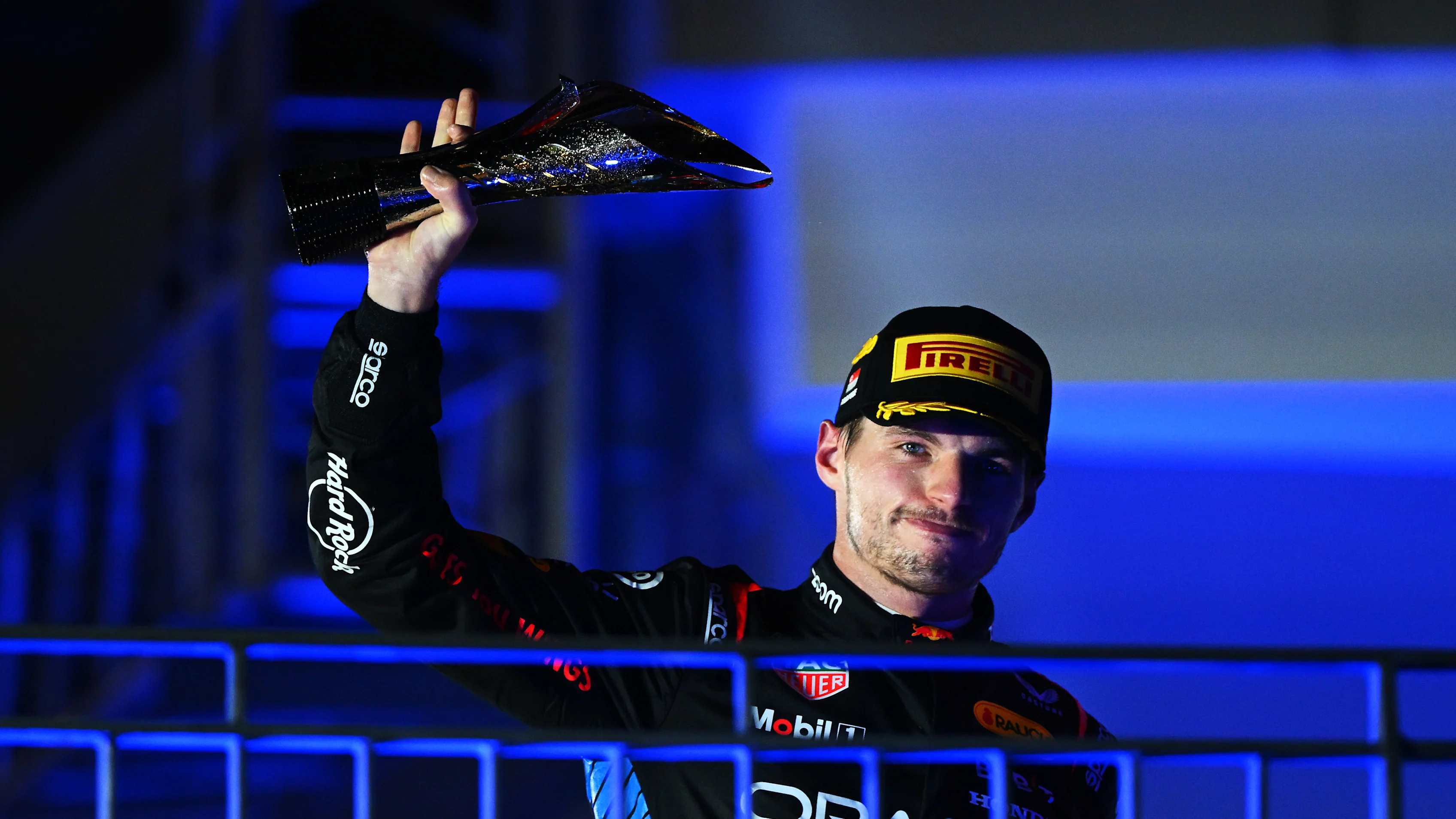 SINGAPORE, SINGAPORE - SEPTEMBER 22: Second placed Max Verstappen of the Netherlands and Oracle Red