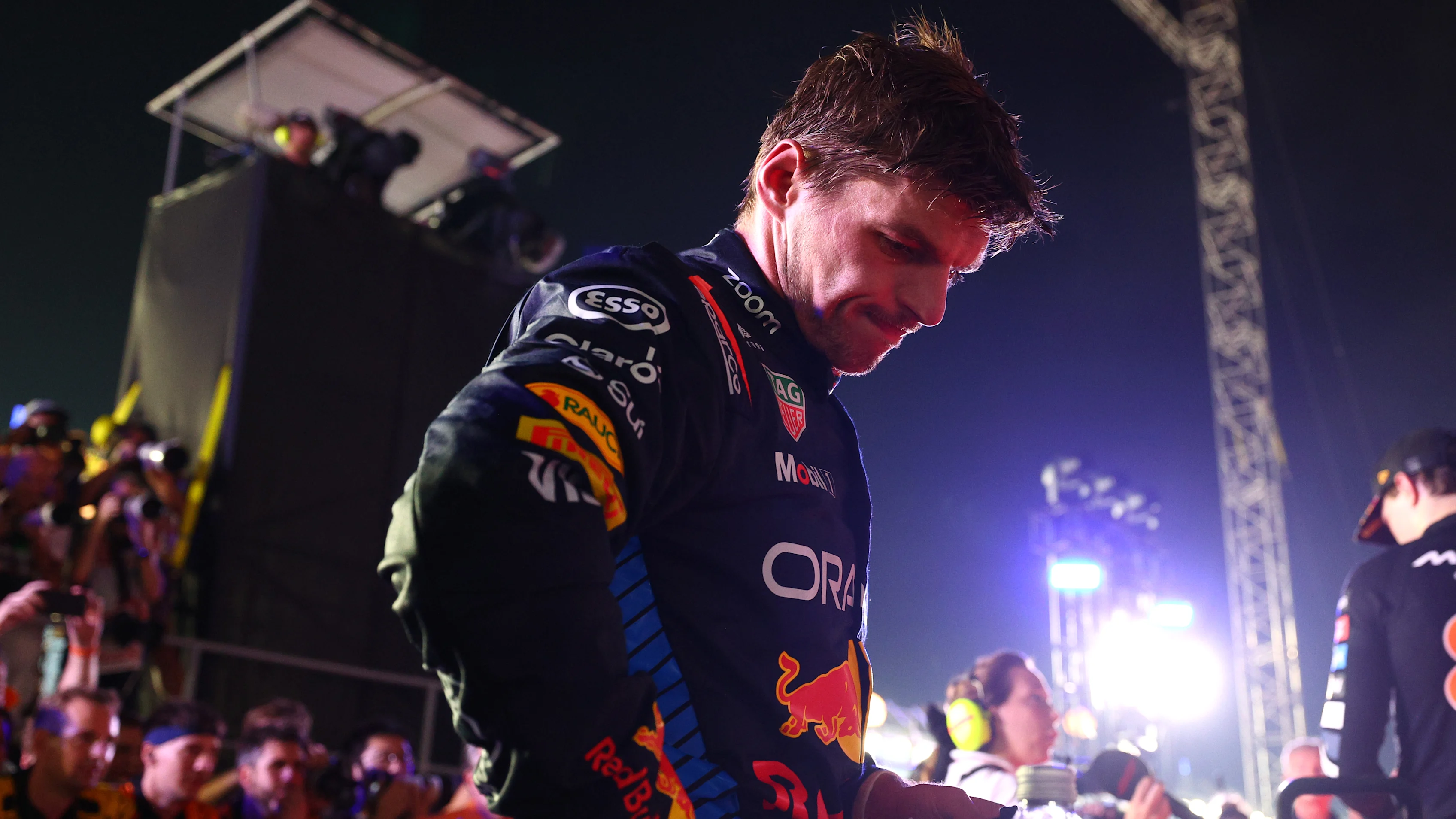 SINGAPORE, SINGAPORE - SEPTEMBER 22: Second placed Max Verstappen of the Netherlands and Oracle Red