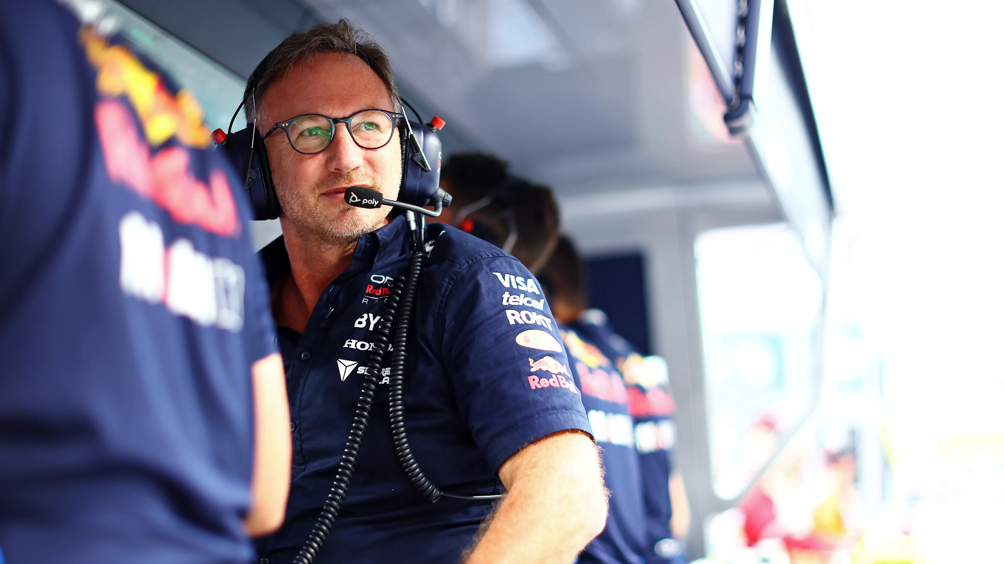 SINGAPORE, SINGAPORE - SEPTEMBER 21: Oracle Red Bull Racing Team Principal Christian Horner looks