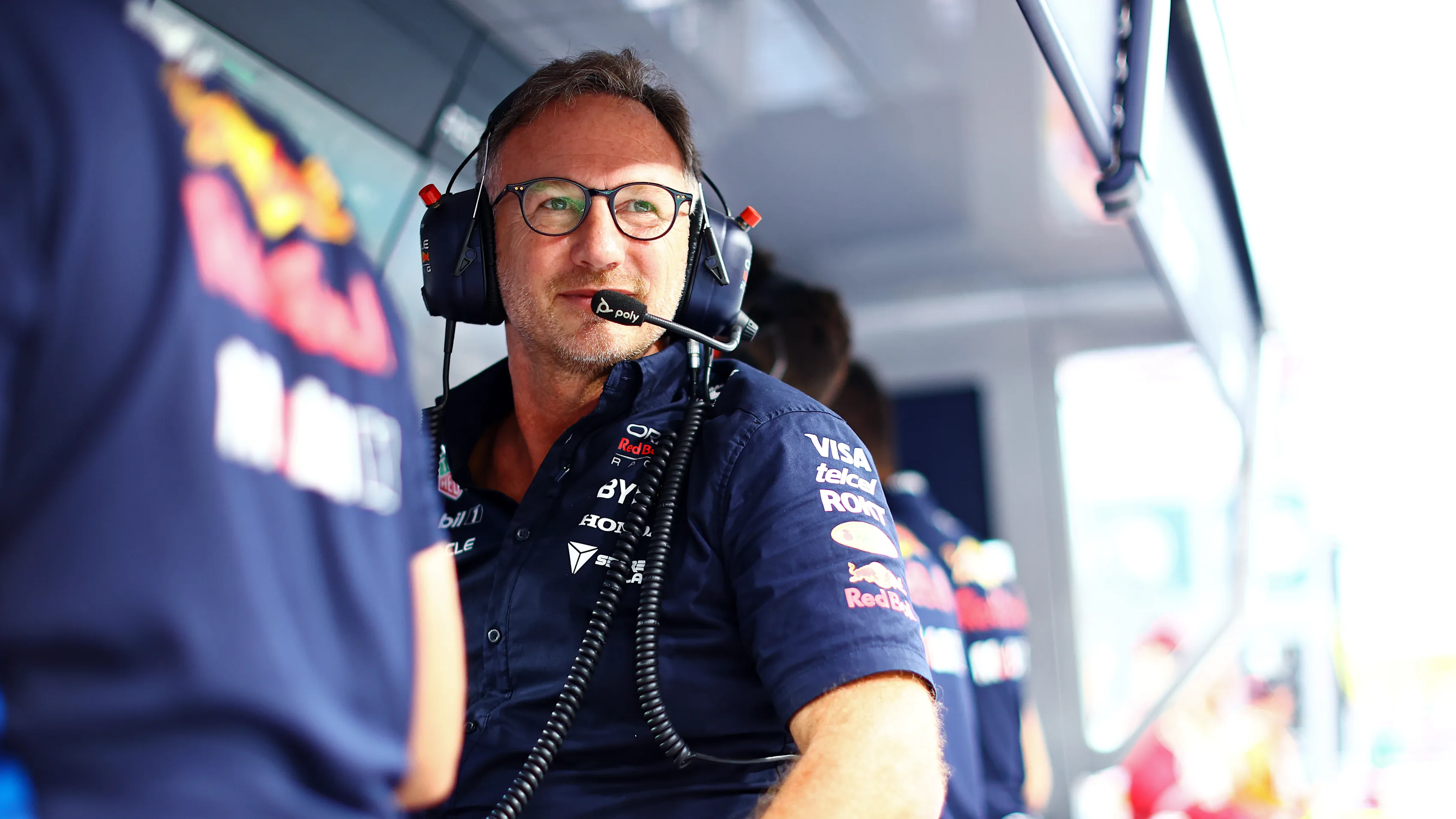 SINGAPORE, SINGAPORE - SEPTEMBER 21: Oracle Red Bull Racing Team Principal Christian Horner looks