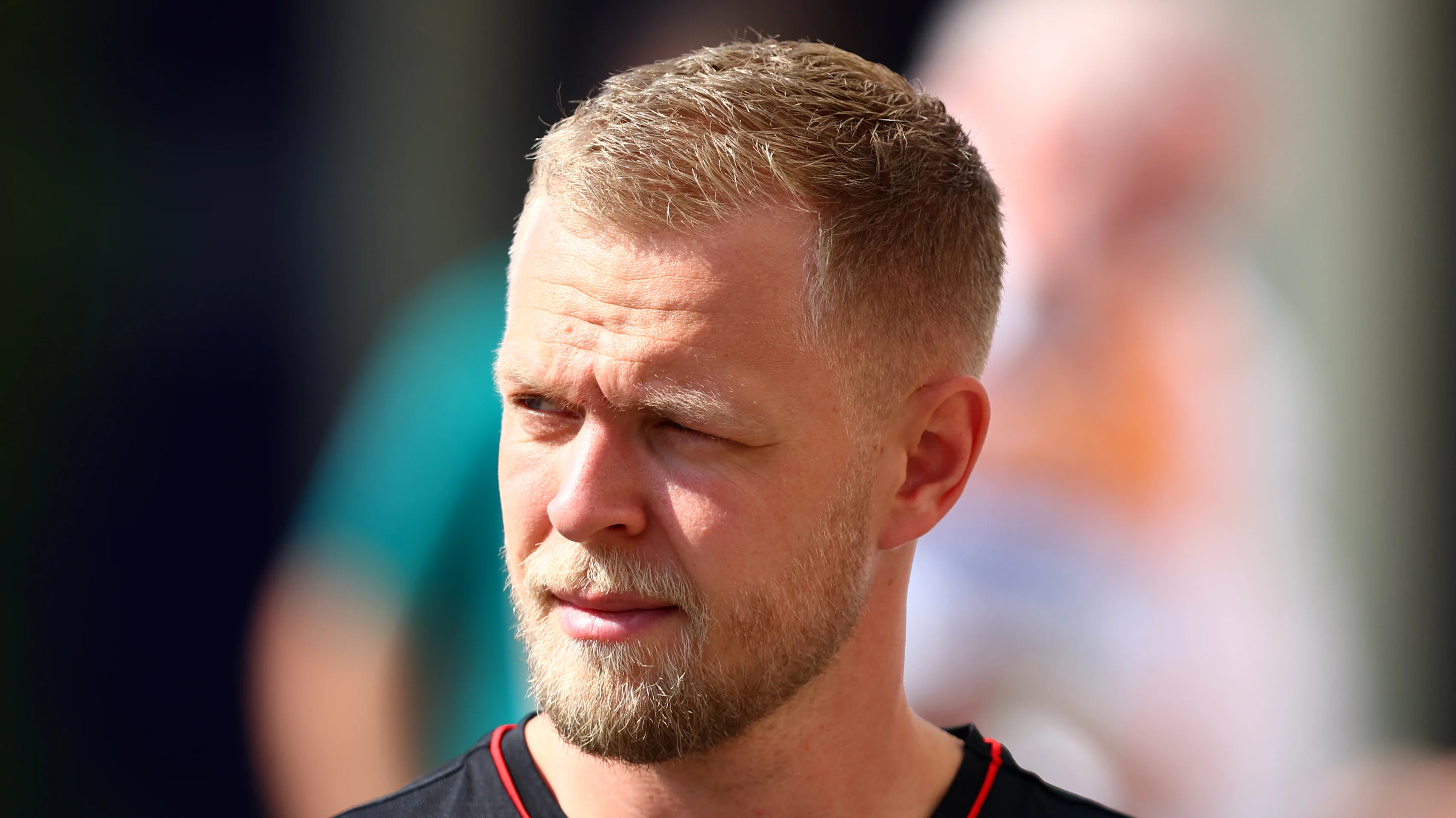 ABU DHABI, UNITED ARAB EMIRATES - DECEMBER 06: Kevin Magnussen of Denmark and Haas F1 walks in the