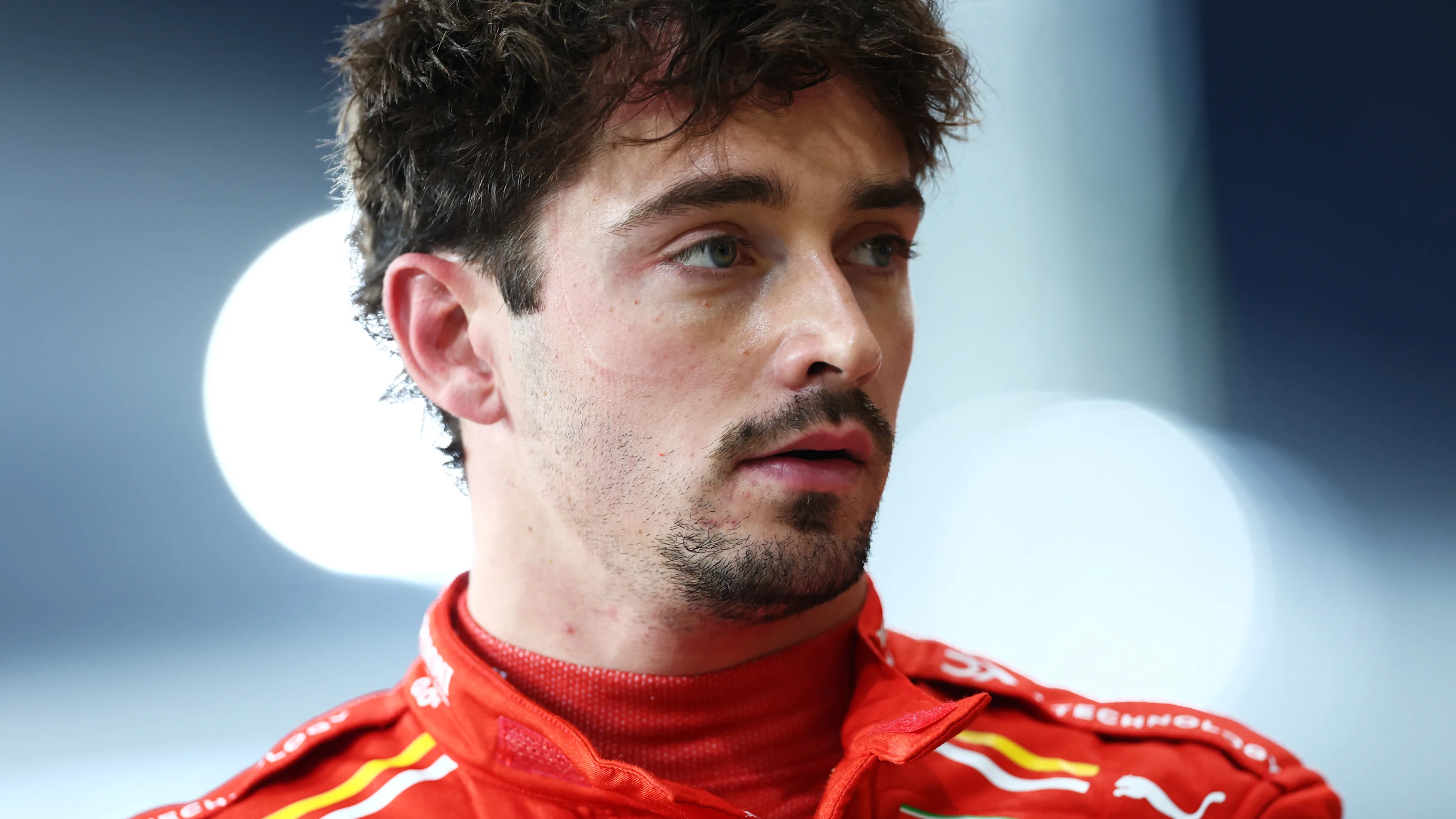 ABU DHABI, UNITED ARAB EMIRATES - DECEMBER 07: Charles Leclerc of Monaco and Ferrari prepares to