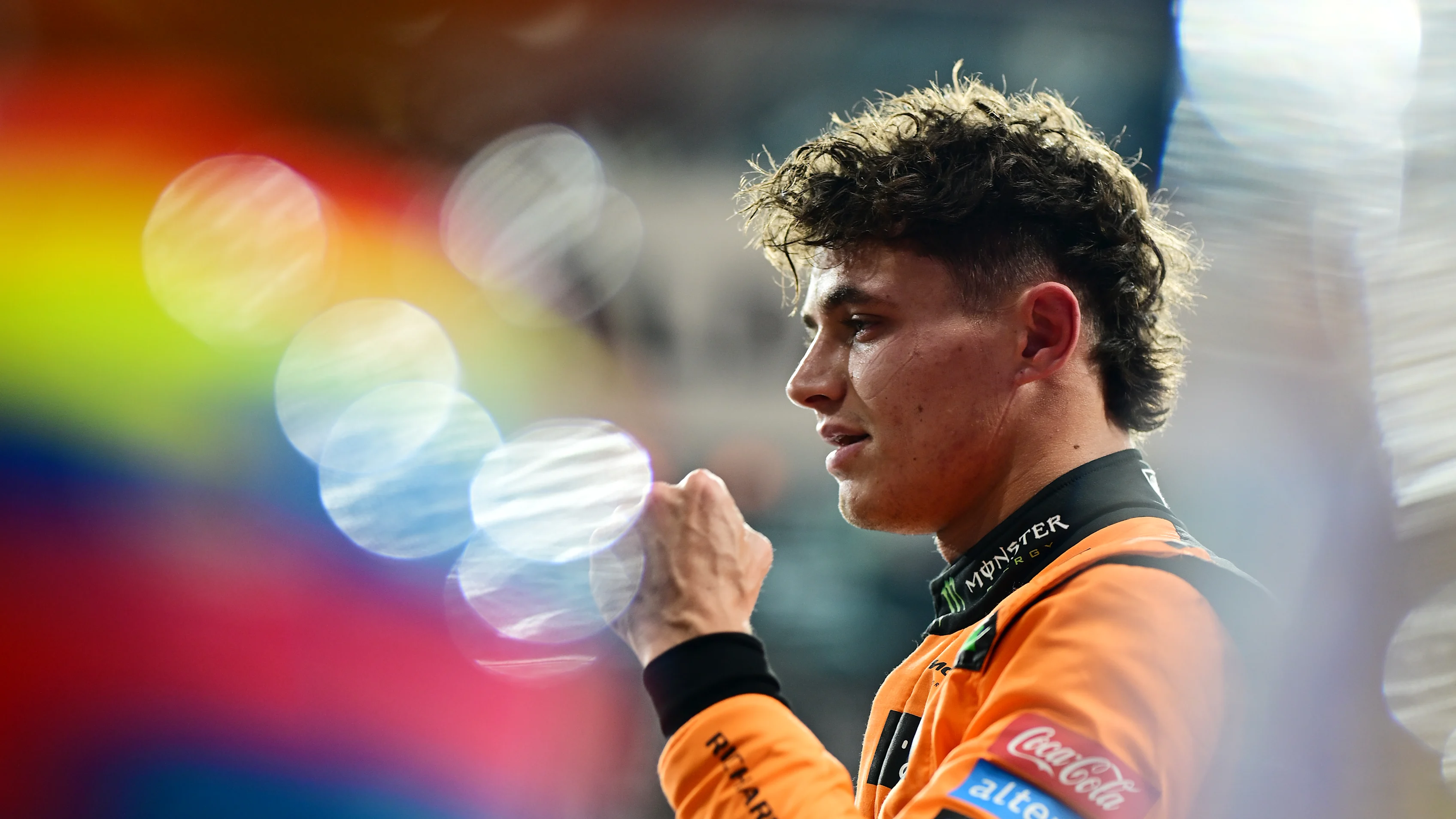 ABU DHABI, UNITED ARAB EMIRATES - DECEMBER 07: Pole position qualifier Lando Norris of Great