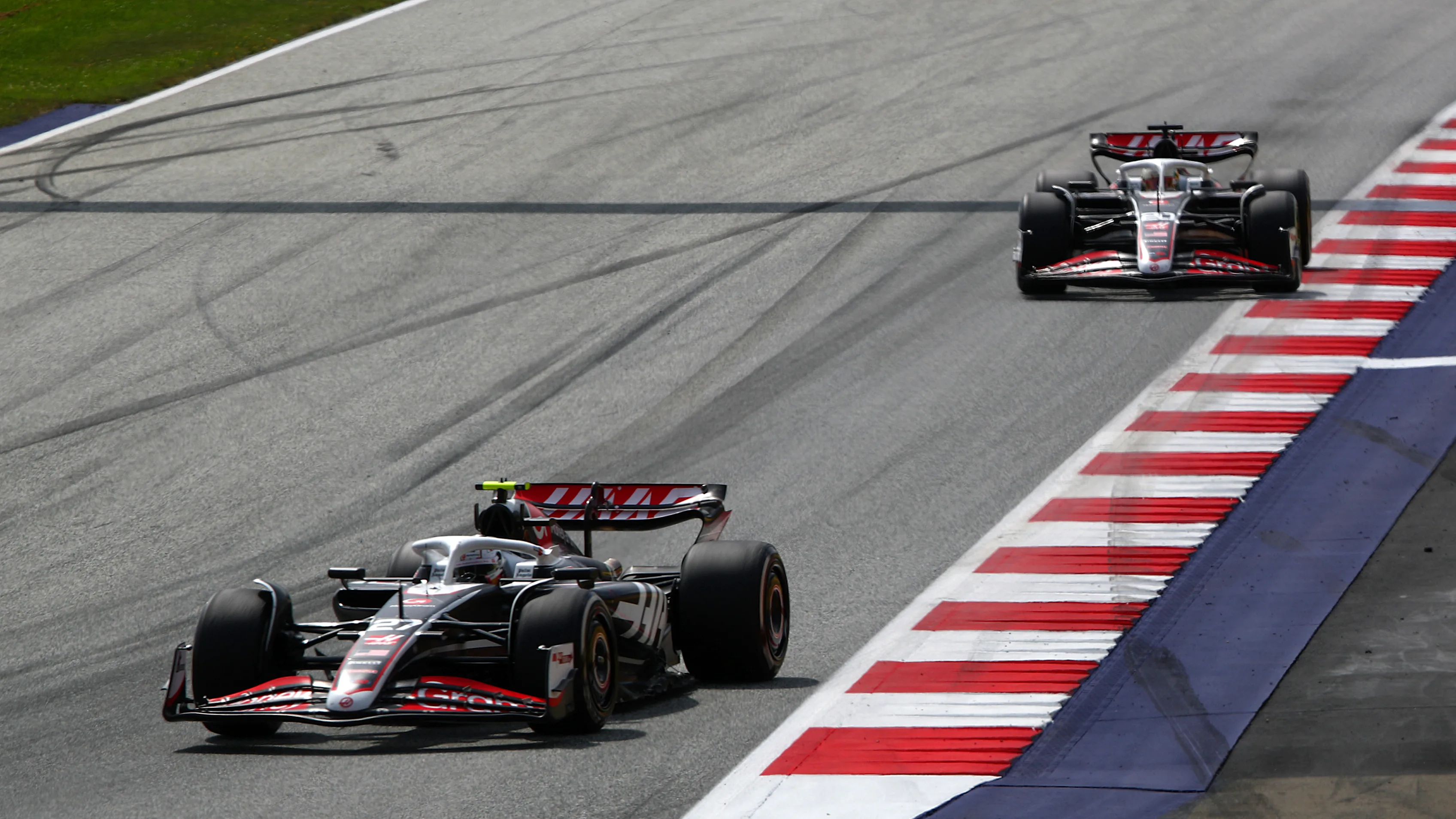 SPIELBERG, AUSTRIA - JUNE 30: Nico Hulkenberg of Germany driving the (27) Haas F1 VF-24 Ferrari