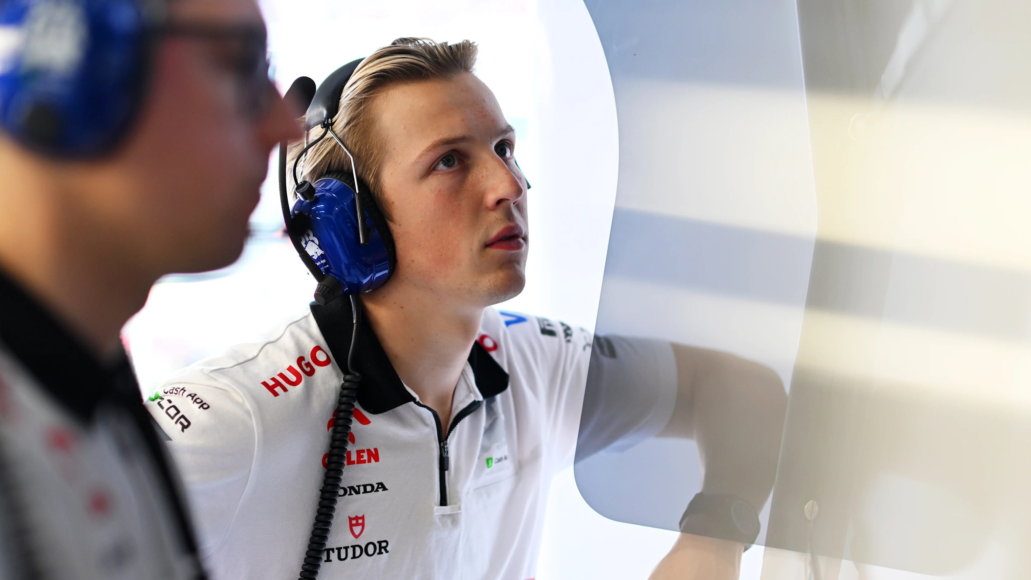 SPIELBERG, AUSTRIA - JUNE 29: Liam Lawson of New Zealand and Visa Cash App RB looks on in the