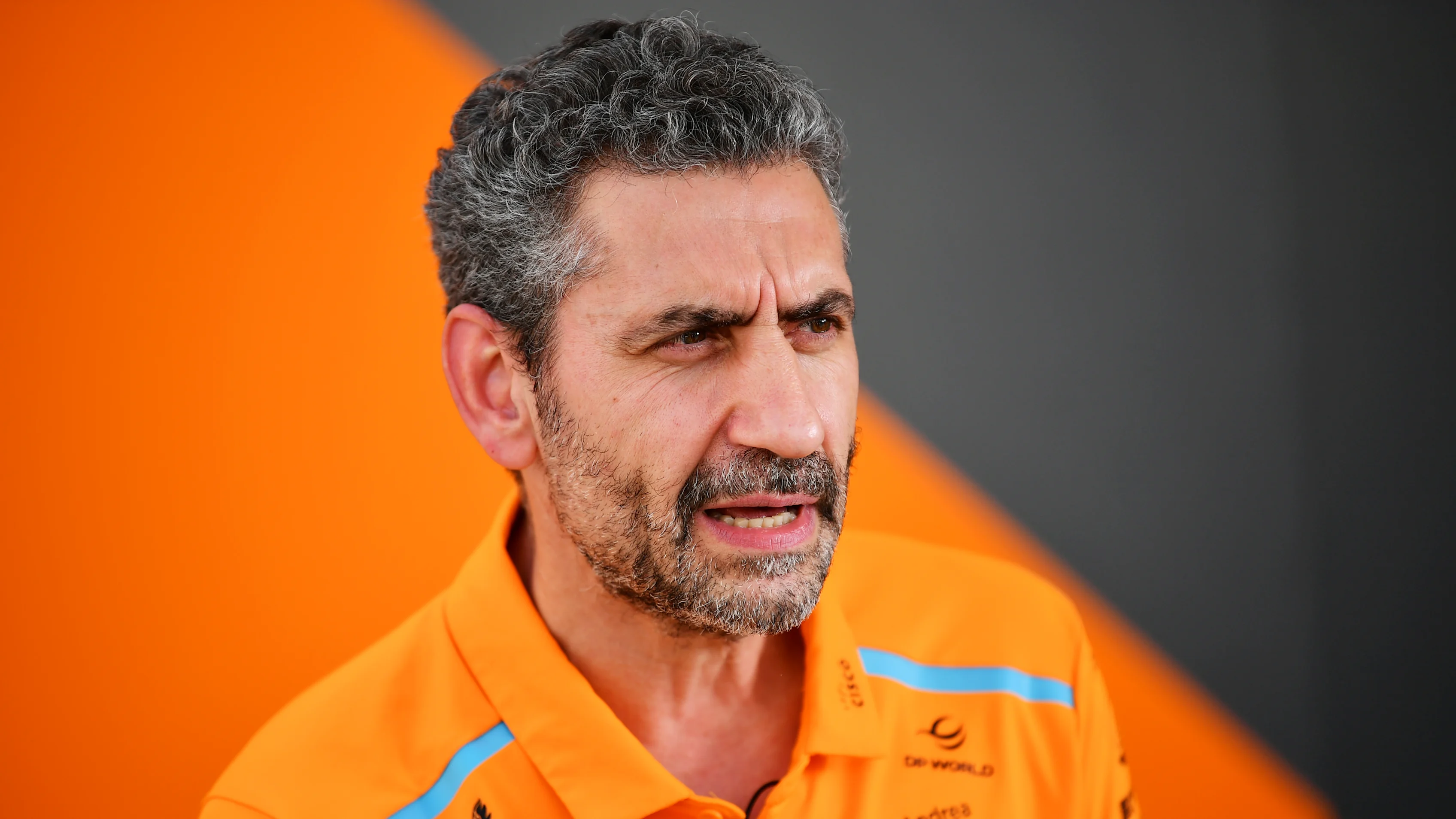 BAKU, AZERBAIJAN - SEPTEMBER 12: McLaren Team Principal Andrea Stella looks on in the Paddock
