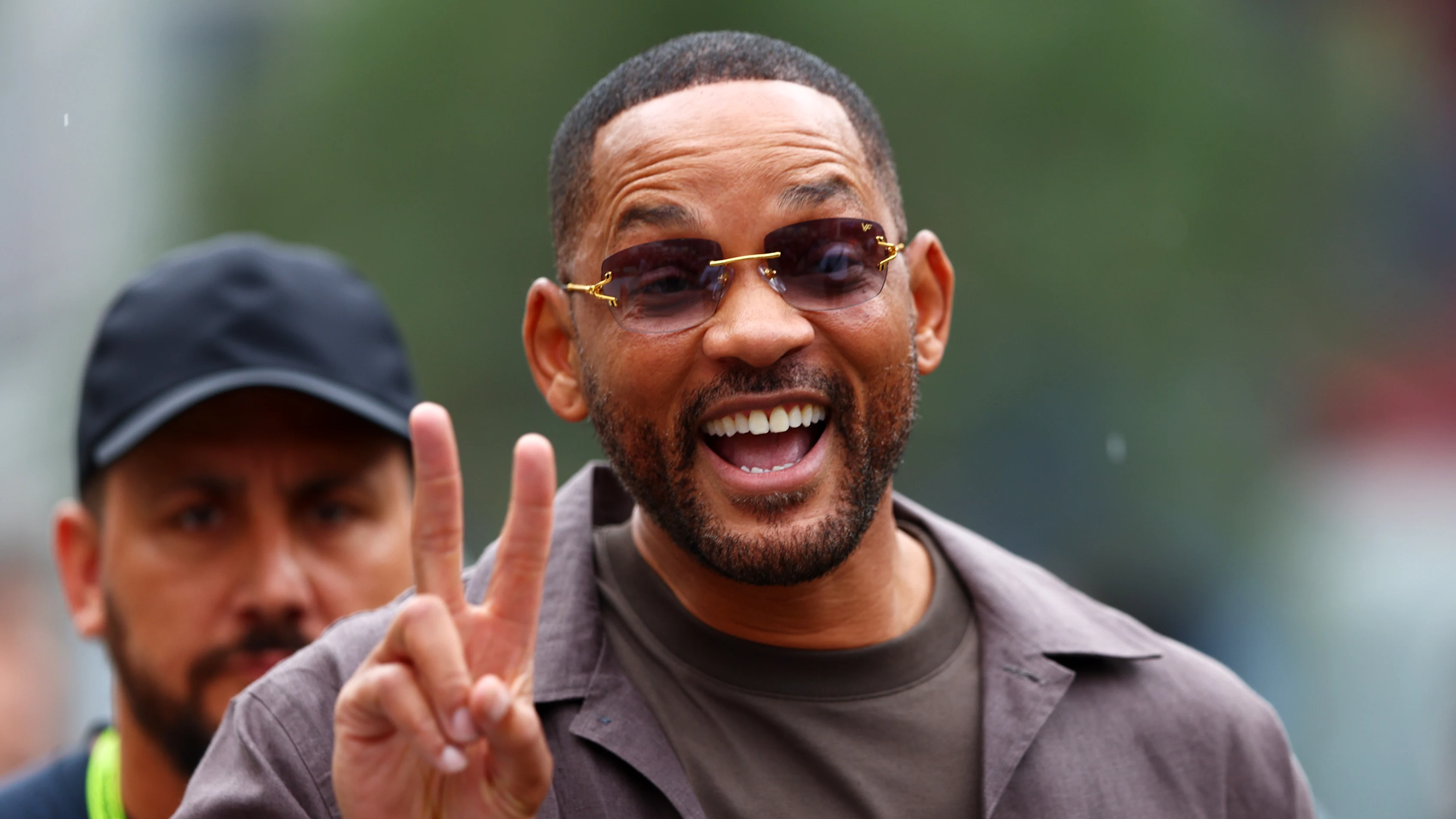 BAKU, AZERBAIJAN - SEPTEMBER 14: Will Smith walks in the Paddock prior to final practice ahead of