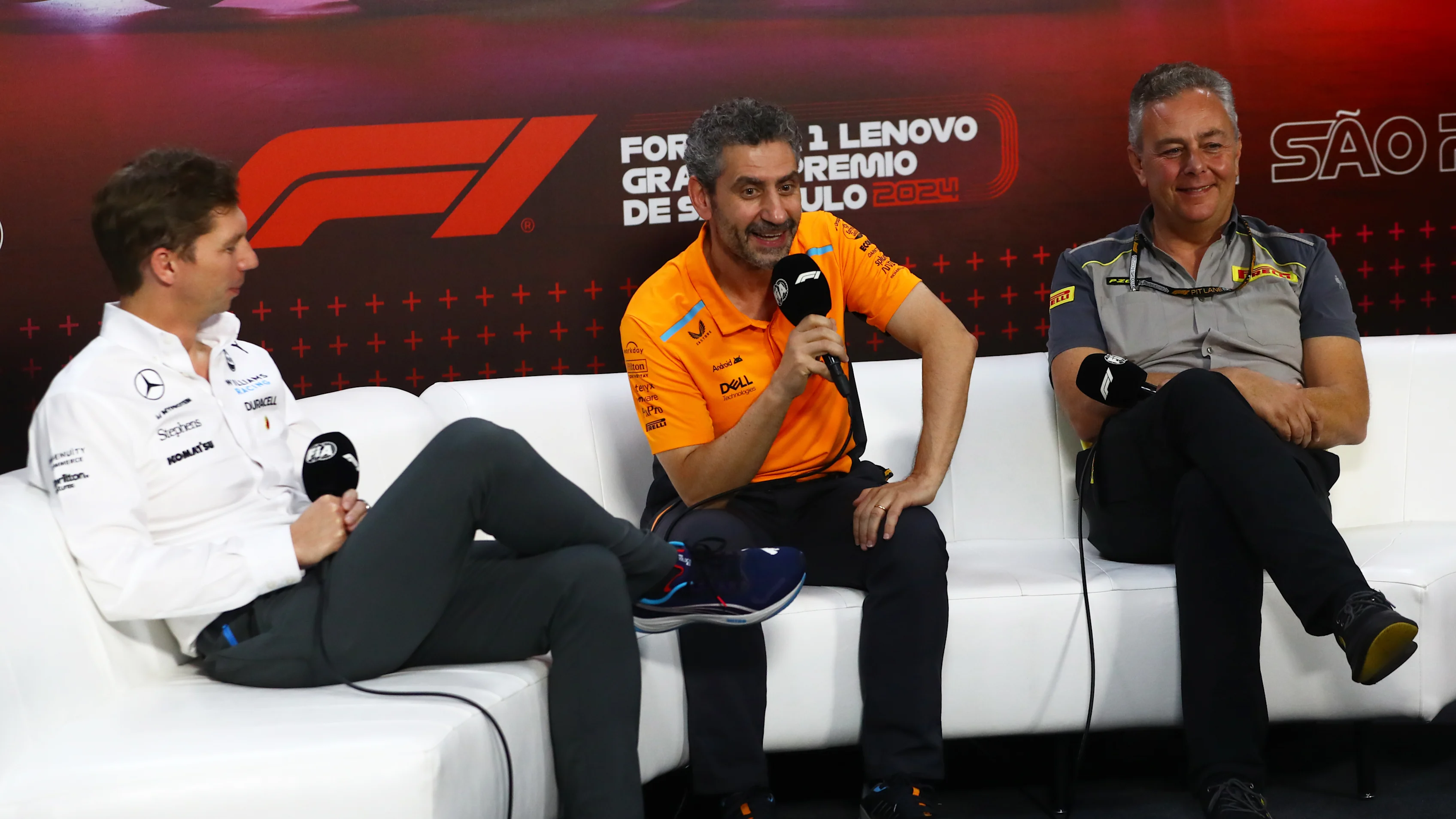 SAO PAULO, BRAZIL - NOVEMBER 01: James Vowles, Team Principal of Williams, McLaren Team Principal