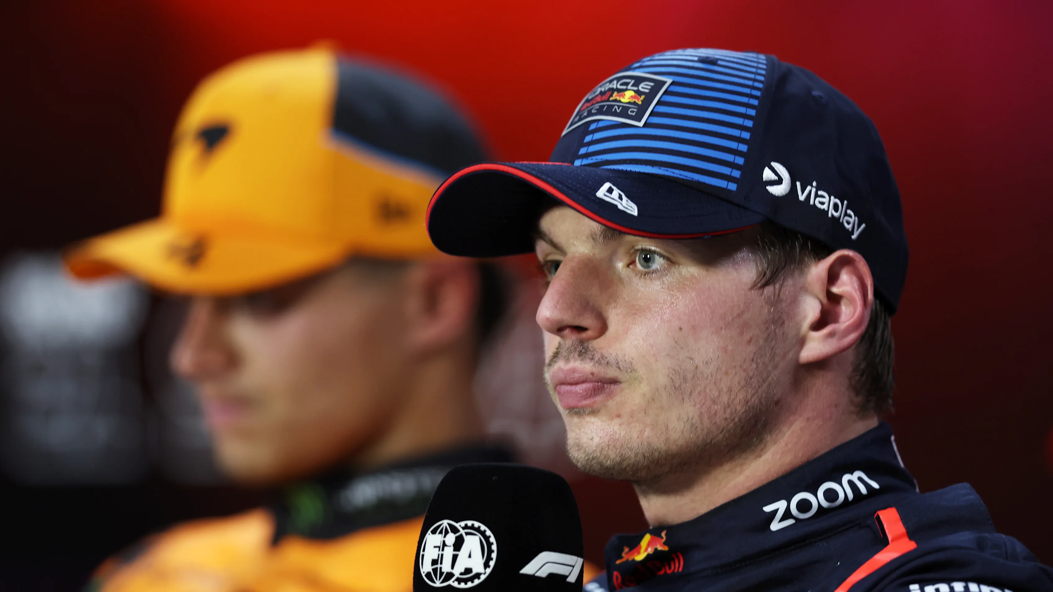 SAO PAULO, BRAZIL - NOVEMBER 02: Third placed Max Verstappen of the Netherlands and Oracle Red Bull