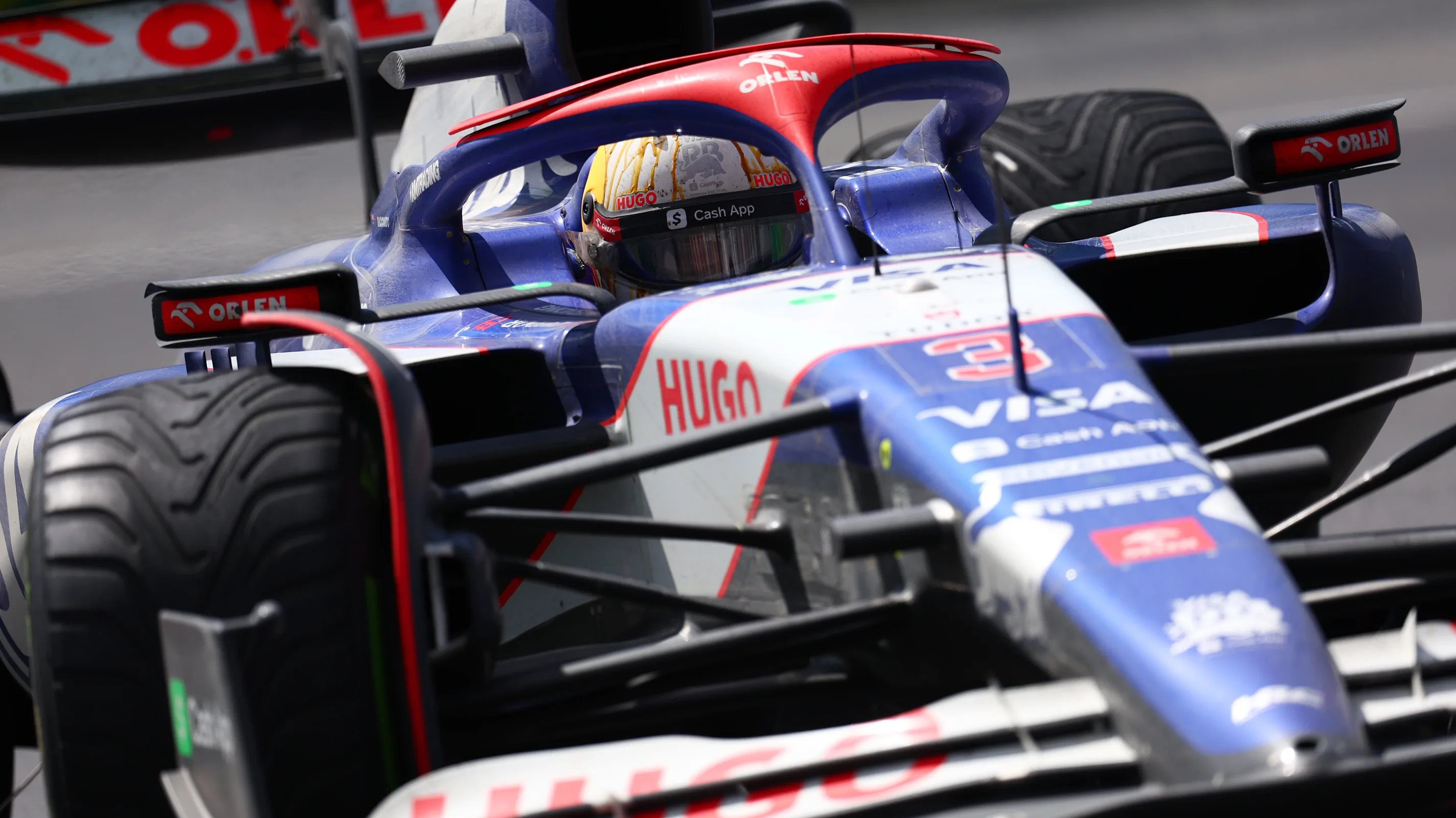 MONTREAL, QUEBEC - JUNE 09: Daniel Ricciardo of Australia driving the (3) Visa Cash App RB VCARB 01