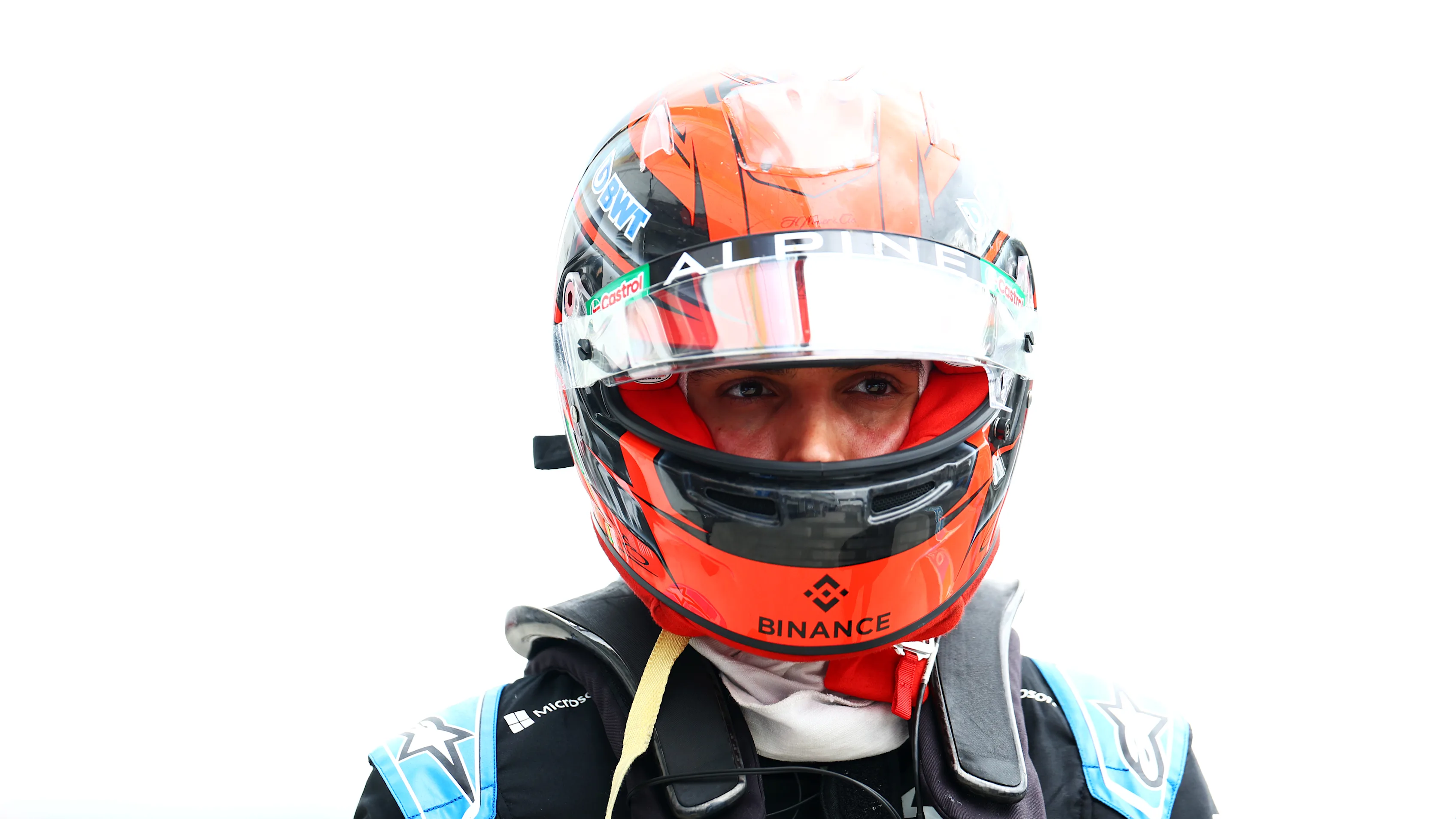 MONTREAL, QUEBEC - JUNE 08: 18th placed qualifier Esteban Ocon of France and Alpine F1 looks on in