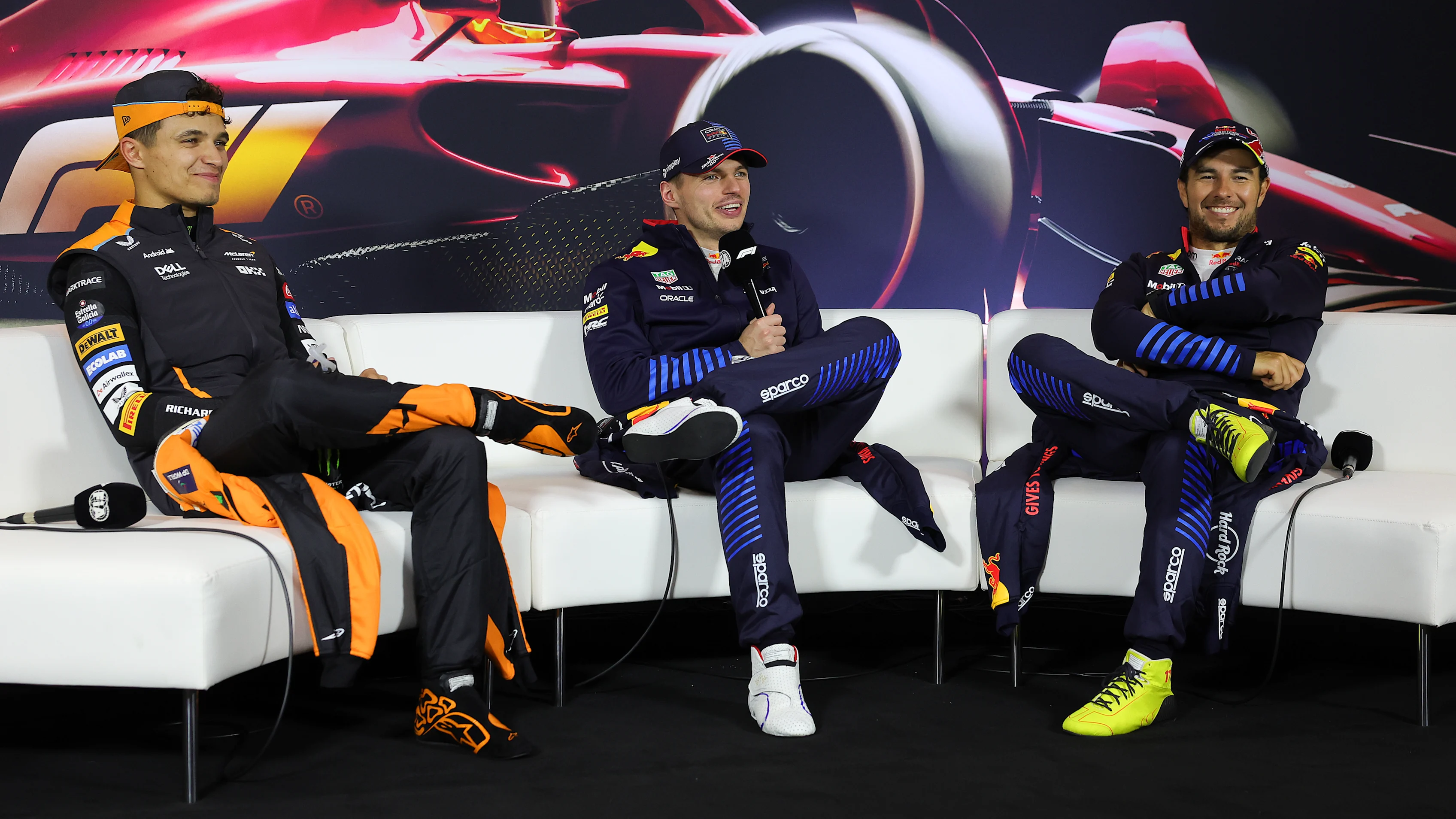 SHANGHAI, CHINA - APRIL 21: Race winner Max Verstappen of the Netherlands and Oracle Red Bull