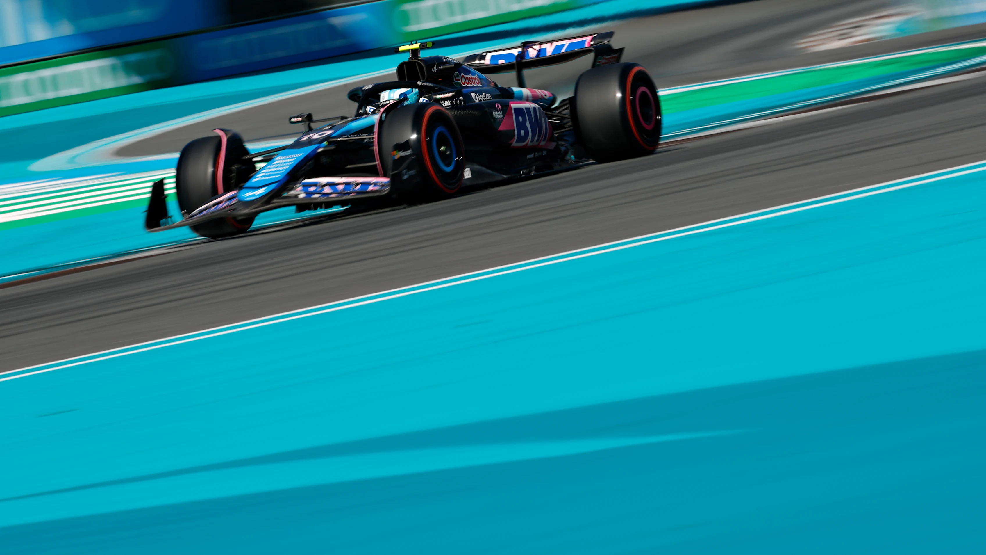 MIAMI, FLORIDA - MAY 04: Pierre Gasly of France driving the (10) Alpine F1 A524 Renault on track
