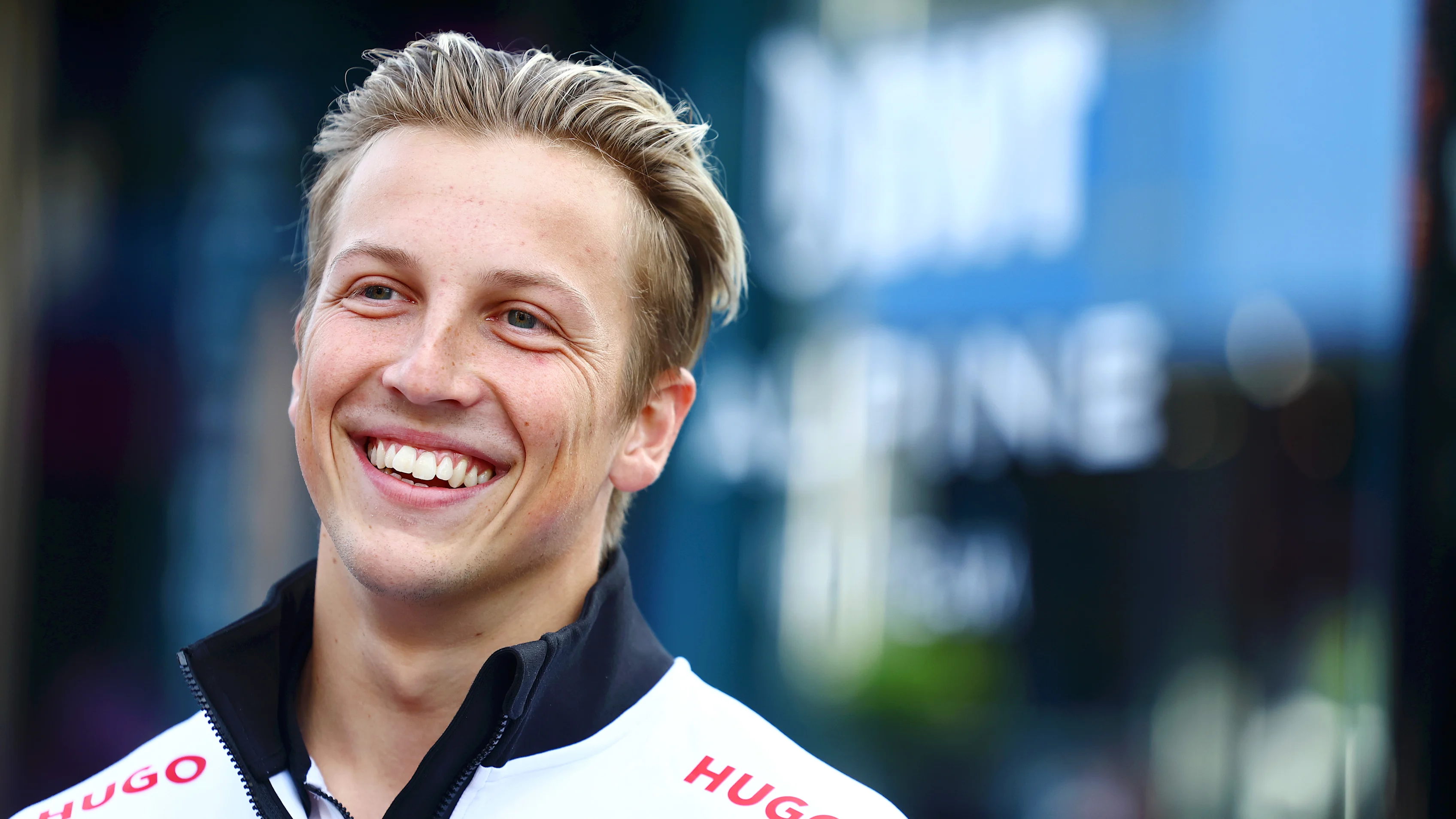 ZANDVOORT, NETHERLANDS - AUGUST 25: Liam Lawson of New Zealand and Visa Cash App RB looks on in the