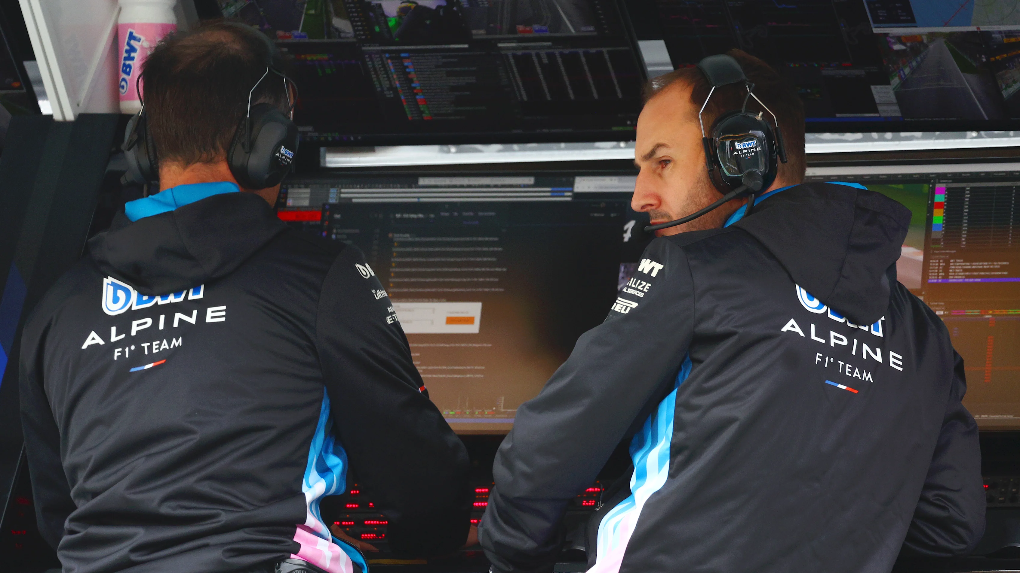 ZANDVOORT, NETHERLANDS - AUGUST 23: Oliver Oakes, Team Principle of BWT Alpine F1 Team looks on