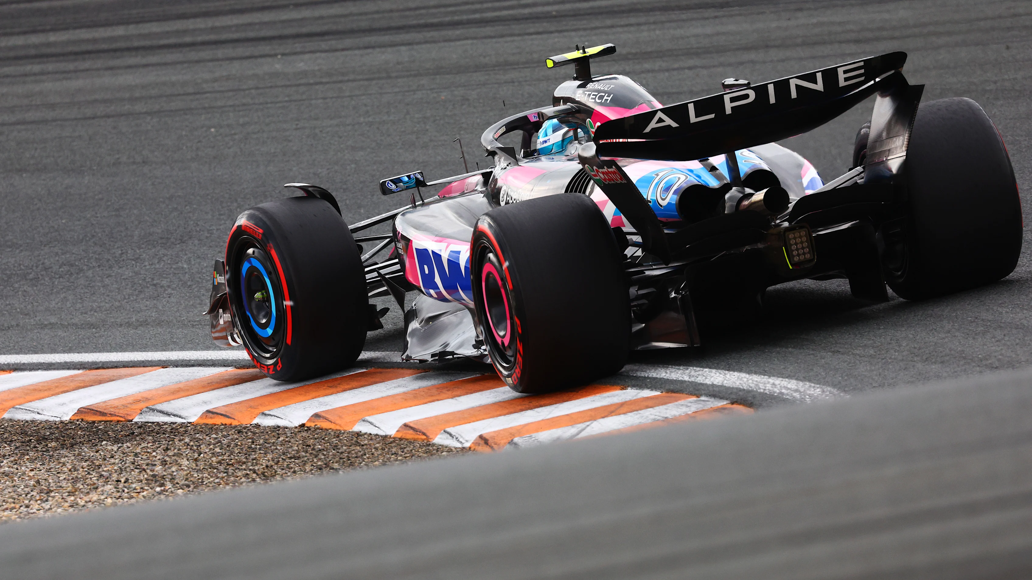 ZANDVOORT, NETHERLANDS - AUGUST 24: Pierre Gasly of France driving the (10) Alpine F1 A524 Renault