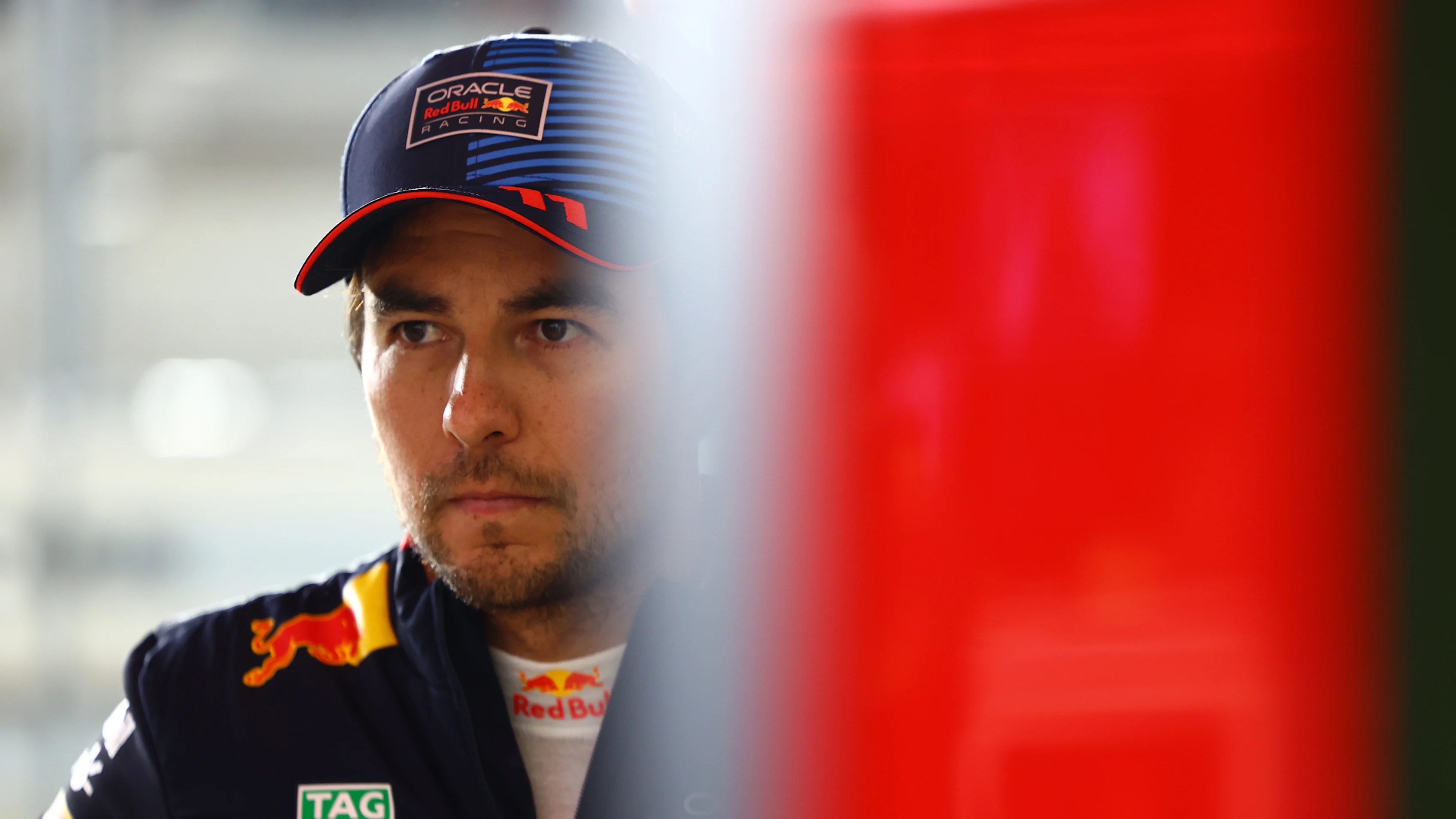 LUSAIL CITY, QATAR - NOVEMBER 30: Sergio Perez of Mexico and Oracle Red Bull Racing prepares to