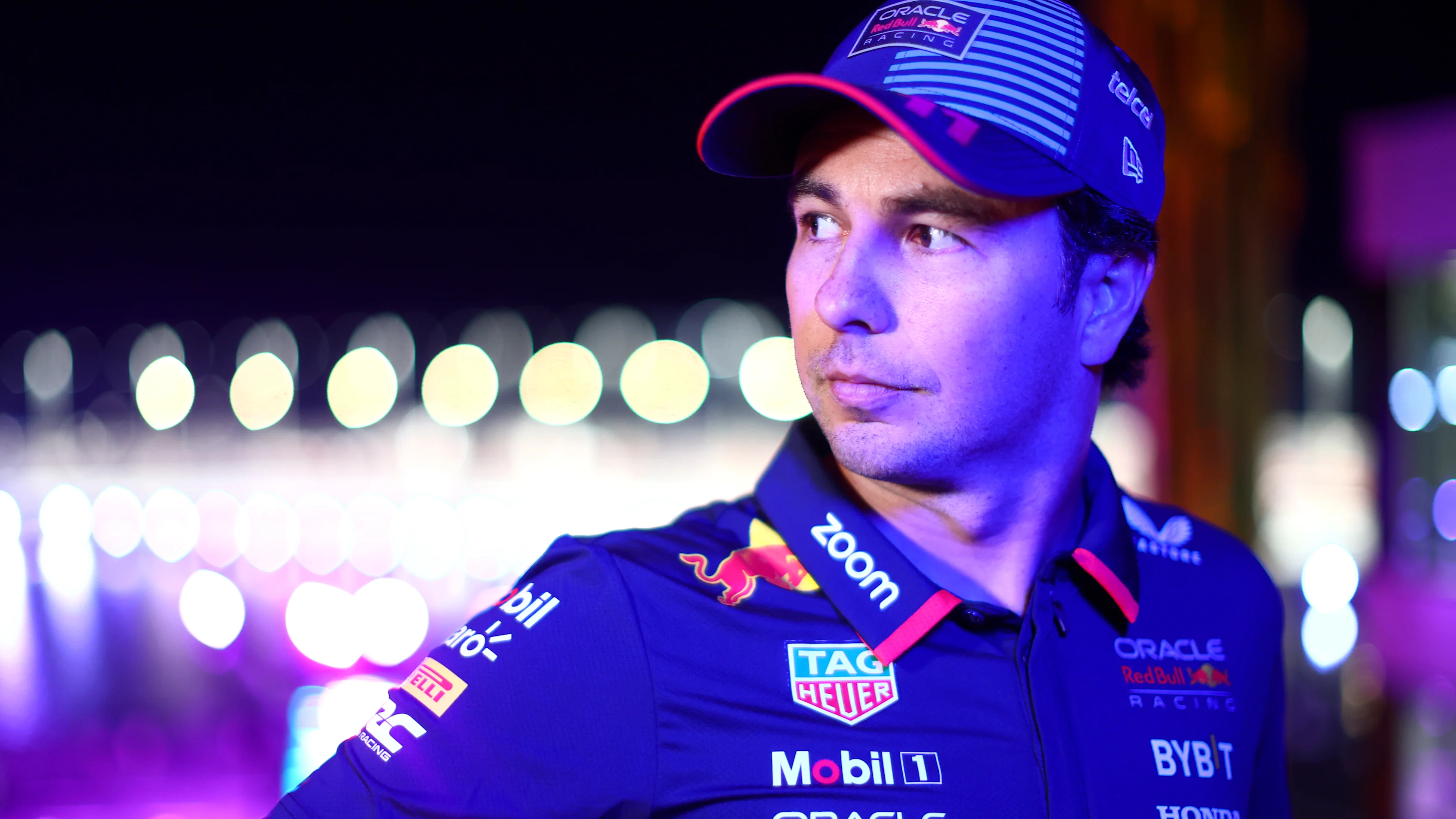 BAHRAIN, BAHRAIN - MARCH 02: Sergio Perez of Mexico and Oracle Red Bull Racing prepares to drive in