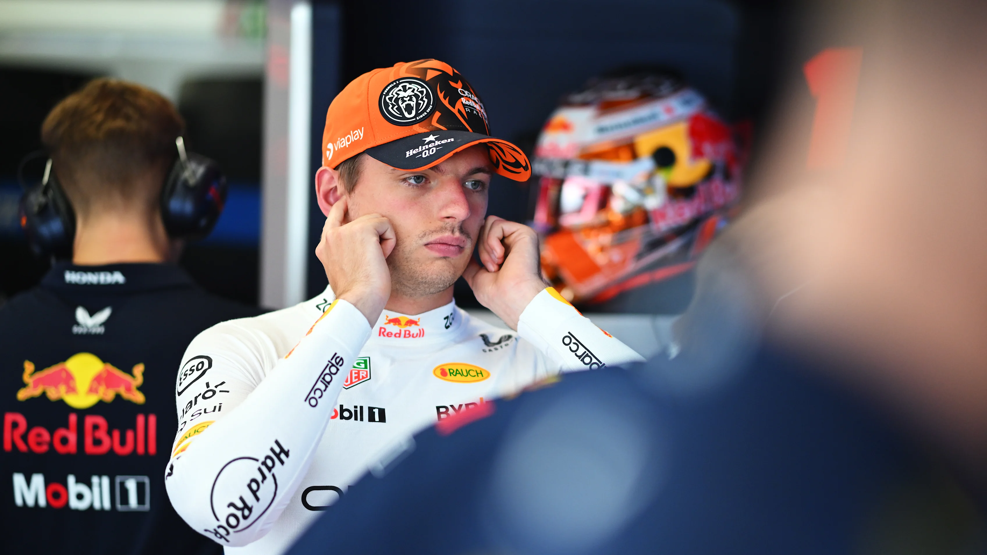 BARCELONA, SPAIN - JUNE 21: Max Verstappen of the Netherlands and Oracle Red Bull Racing prepares