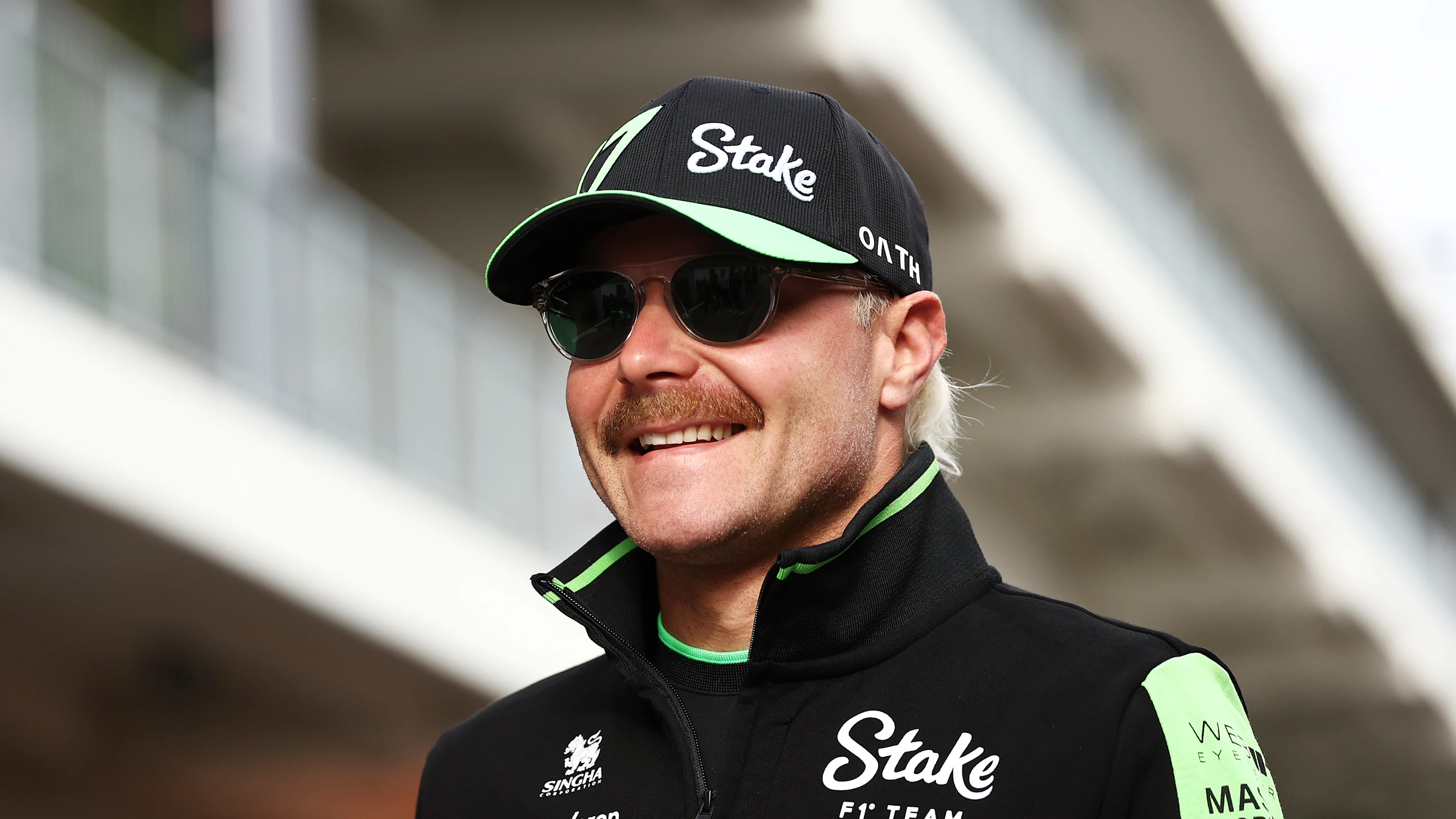 AUSTIN, TEXAS - OCTOBER 18: Valtteri Bottas of Finland and Stake F1 Team Kick Sauber walks in the