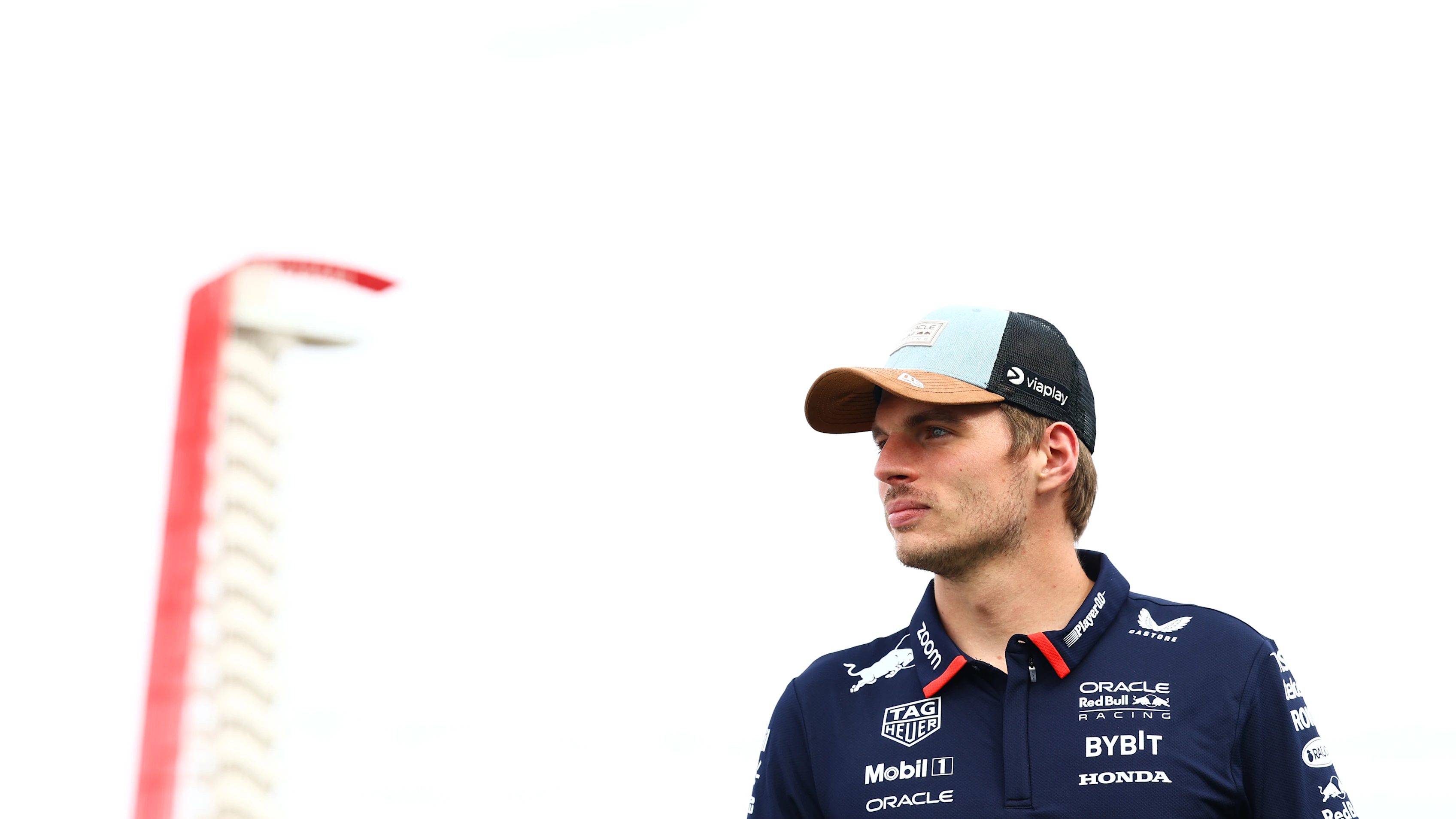 AUSTIN, TEXAS - OCTOBER 17: Max Verstappen of the Netherlands and Oracle Red Bull Racing looks on